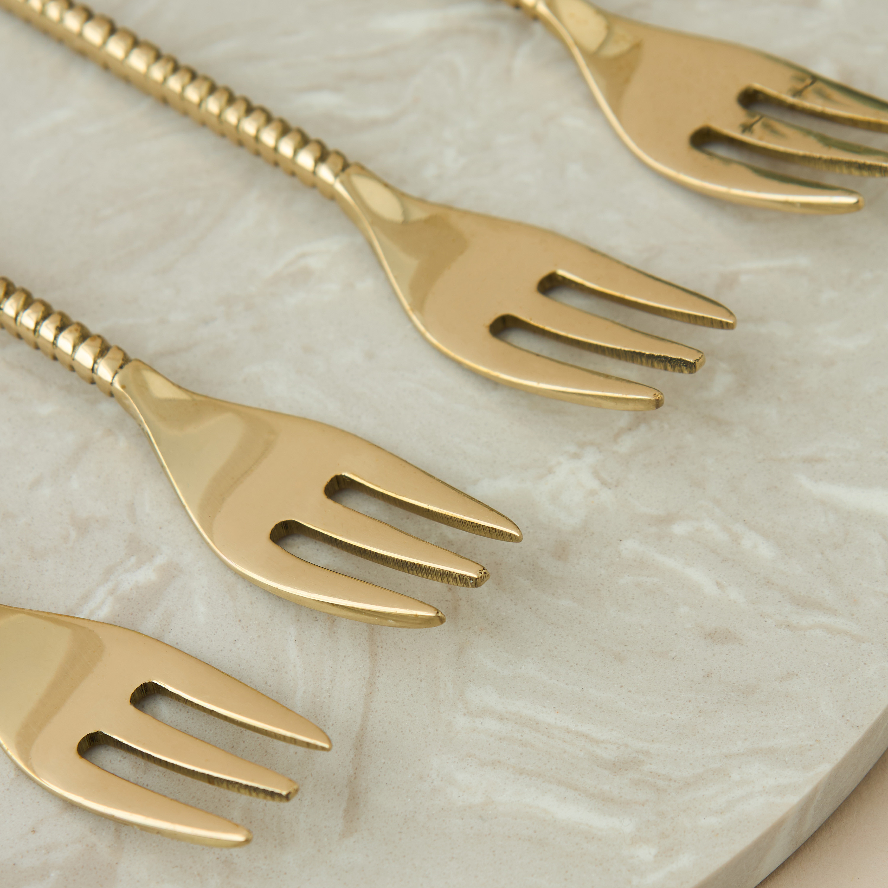 Palm Tree Shaped Fork - Set of 4-household-dining-cutlery-cutlerysets-image-4