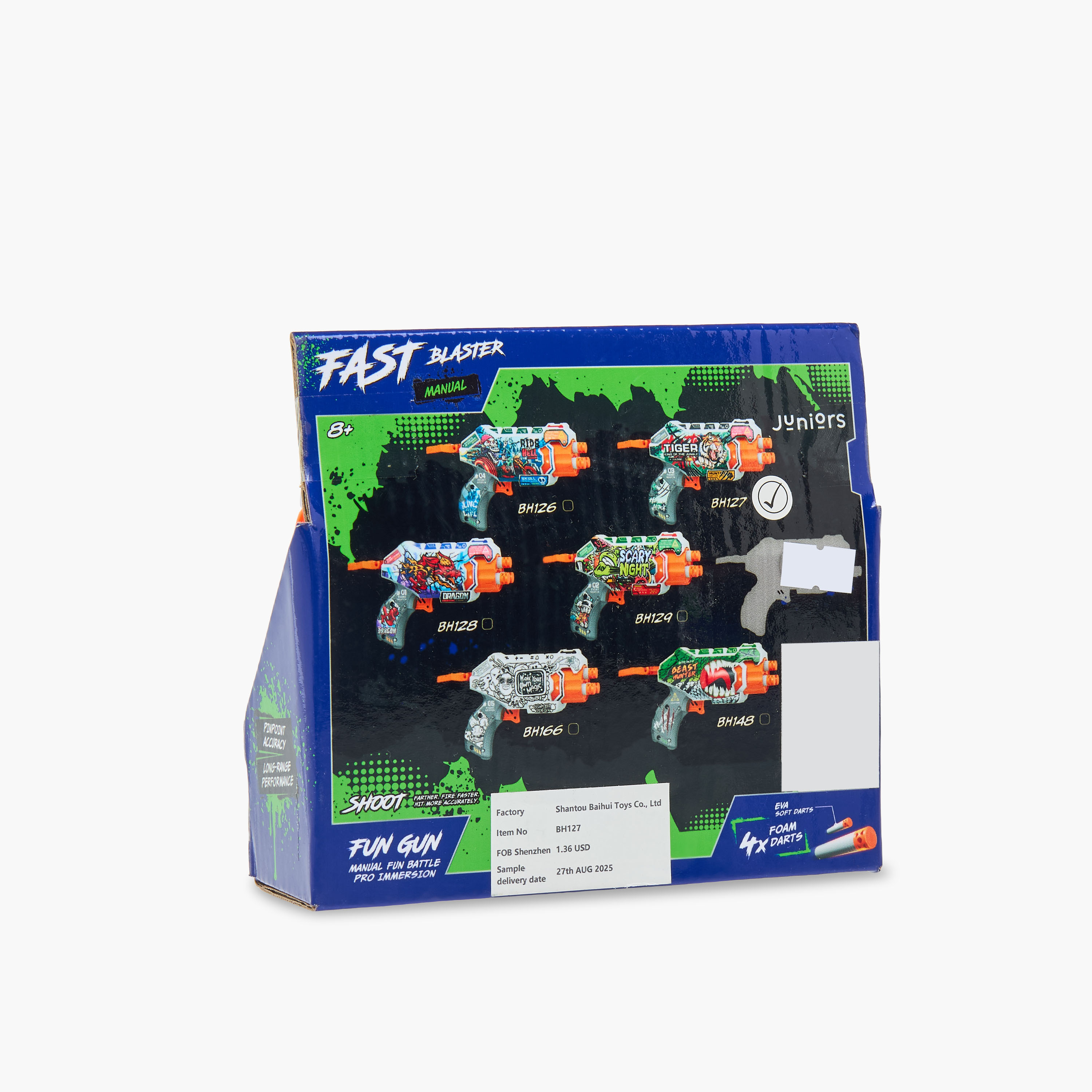 Juniors Tiger Soft Bullet Gun Playset-toys-outdoor-gunsandfoamblasters-image-10