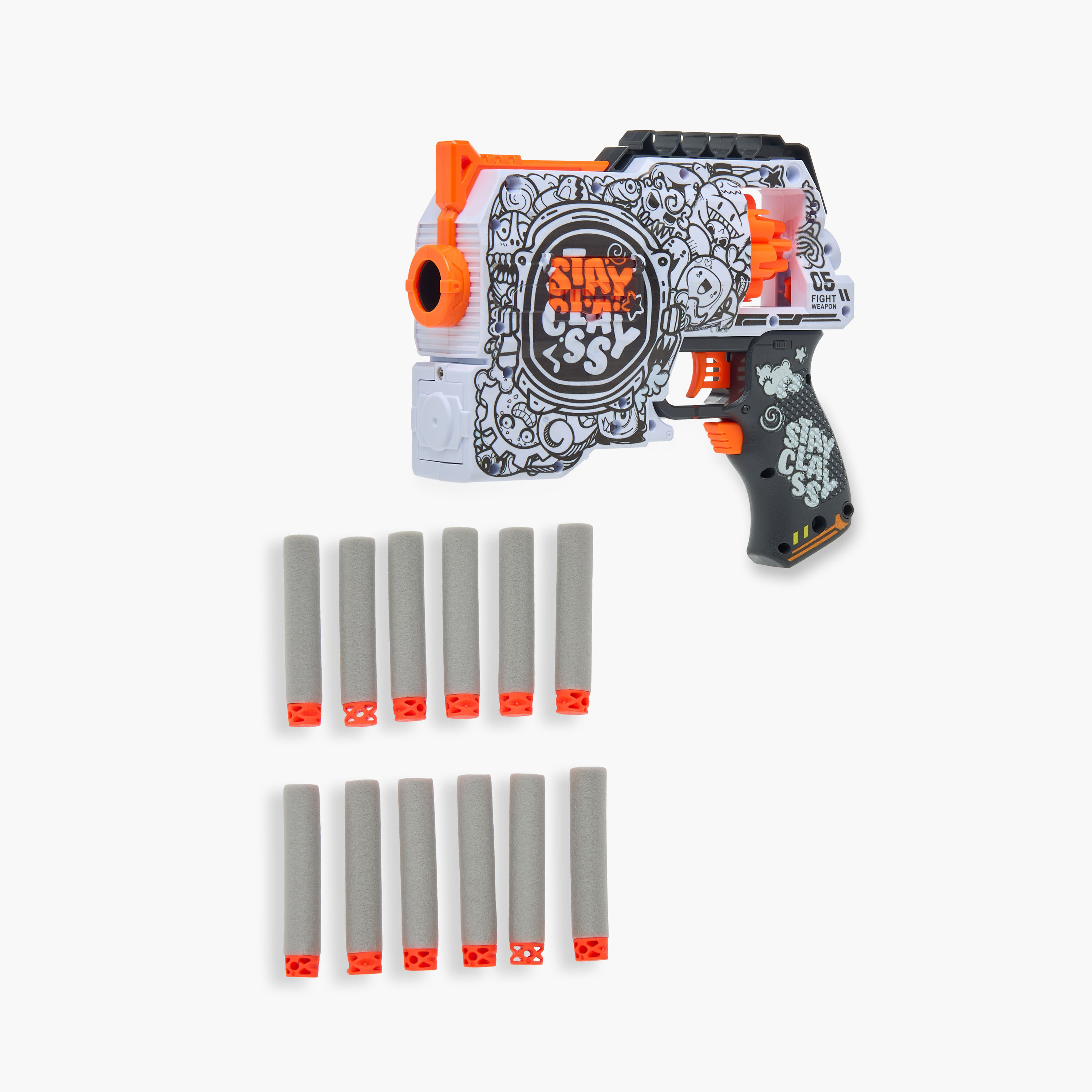 Juniors Doodle Art Soft Bullet Blaster Playset-toys-outdoor-gunsandfoamblasters-image-1