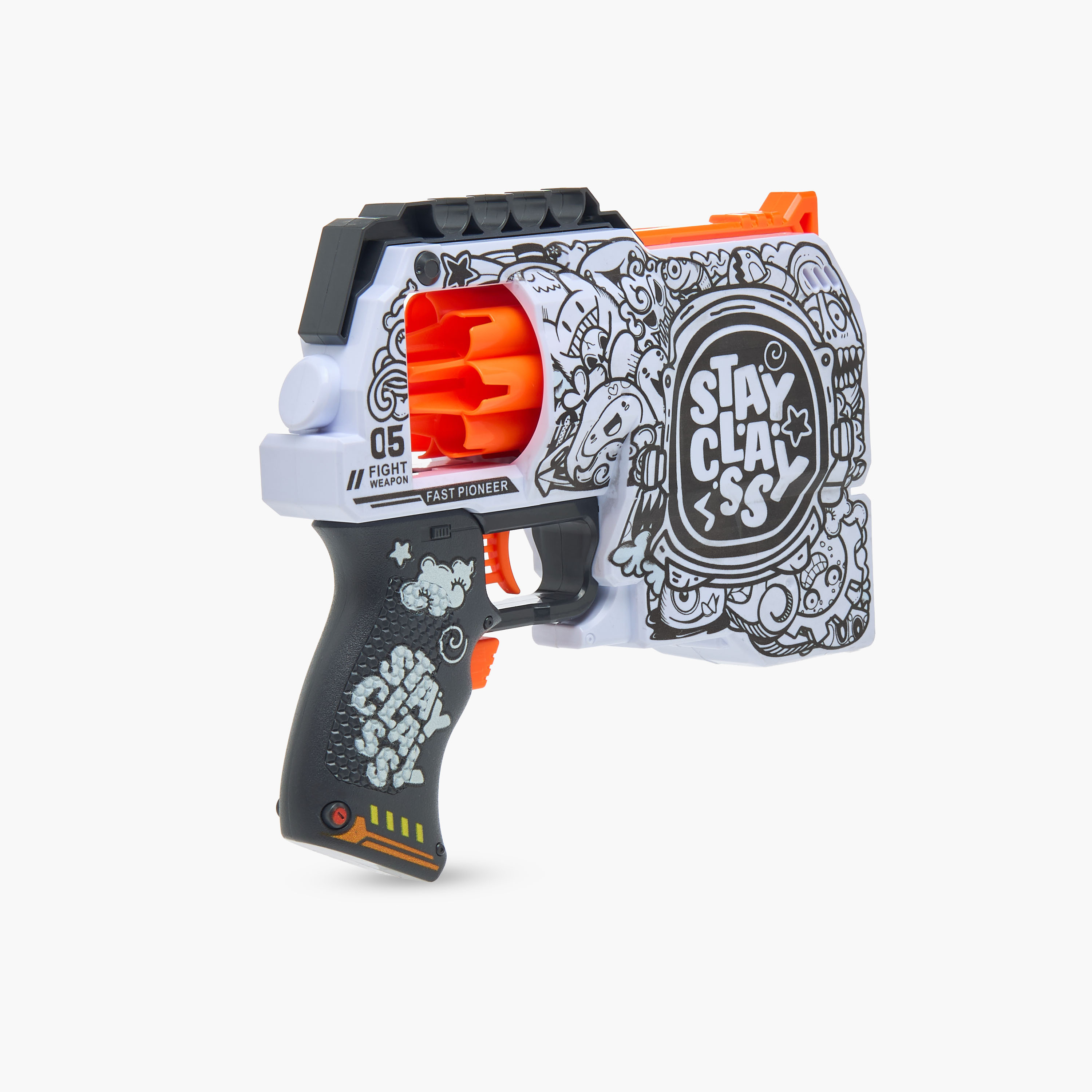 Juniors Doodle Art Soft Bullet Blaster Playset-toys-outdoor-gunsandfoamblasters-image-4