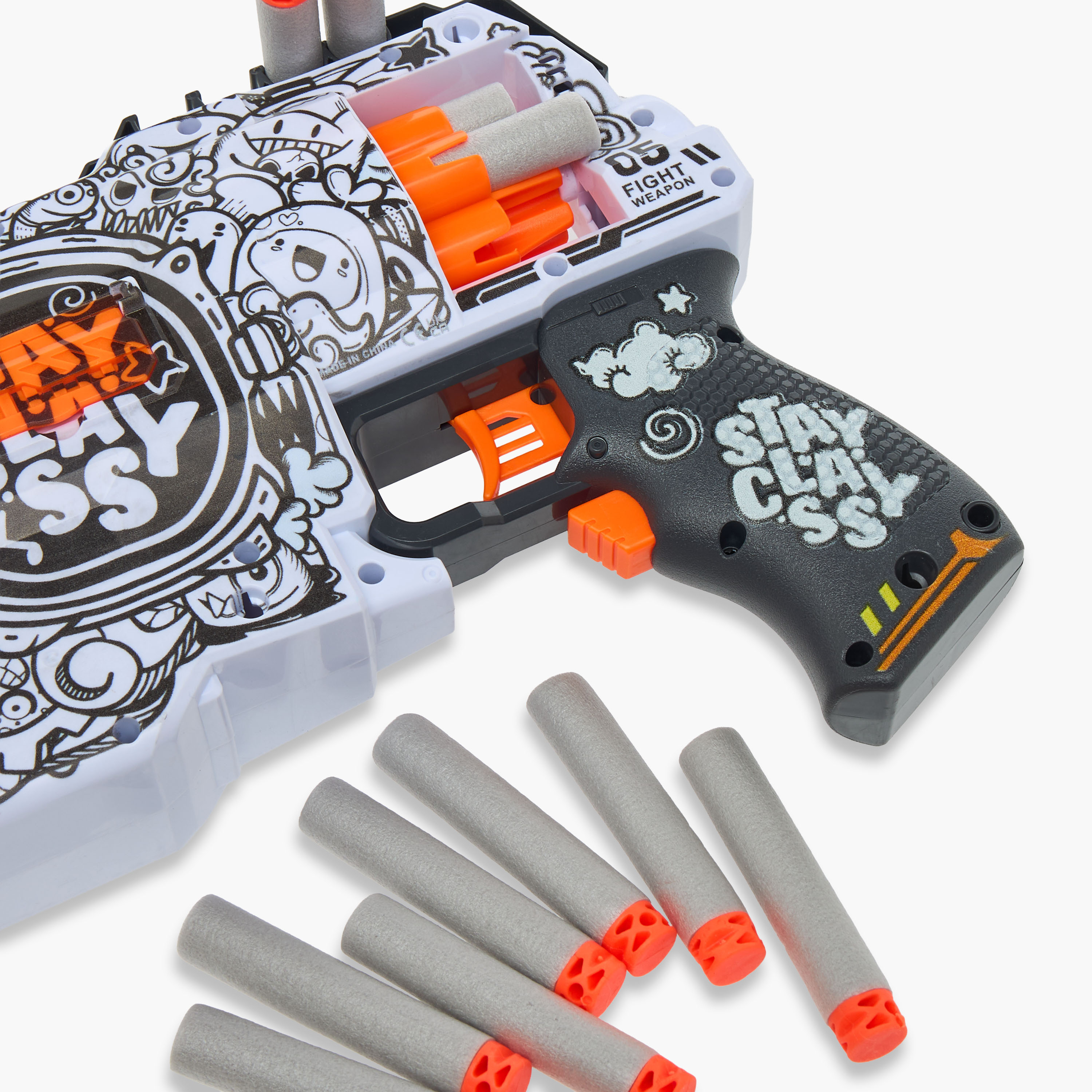 Juniors Doodle Art Soft Bullet Blaster Playset-toys-outdoor-gunsandfoamblasters-image-7