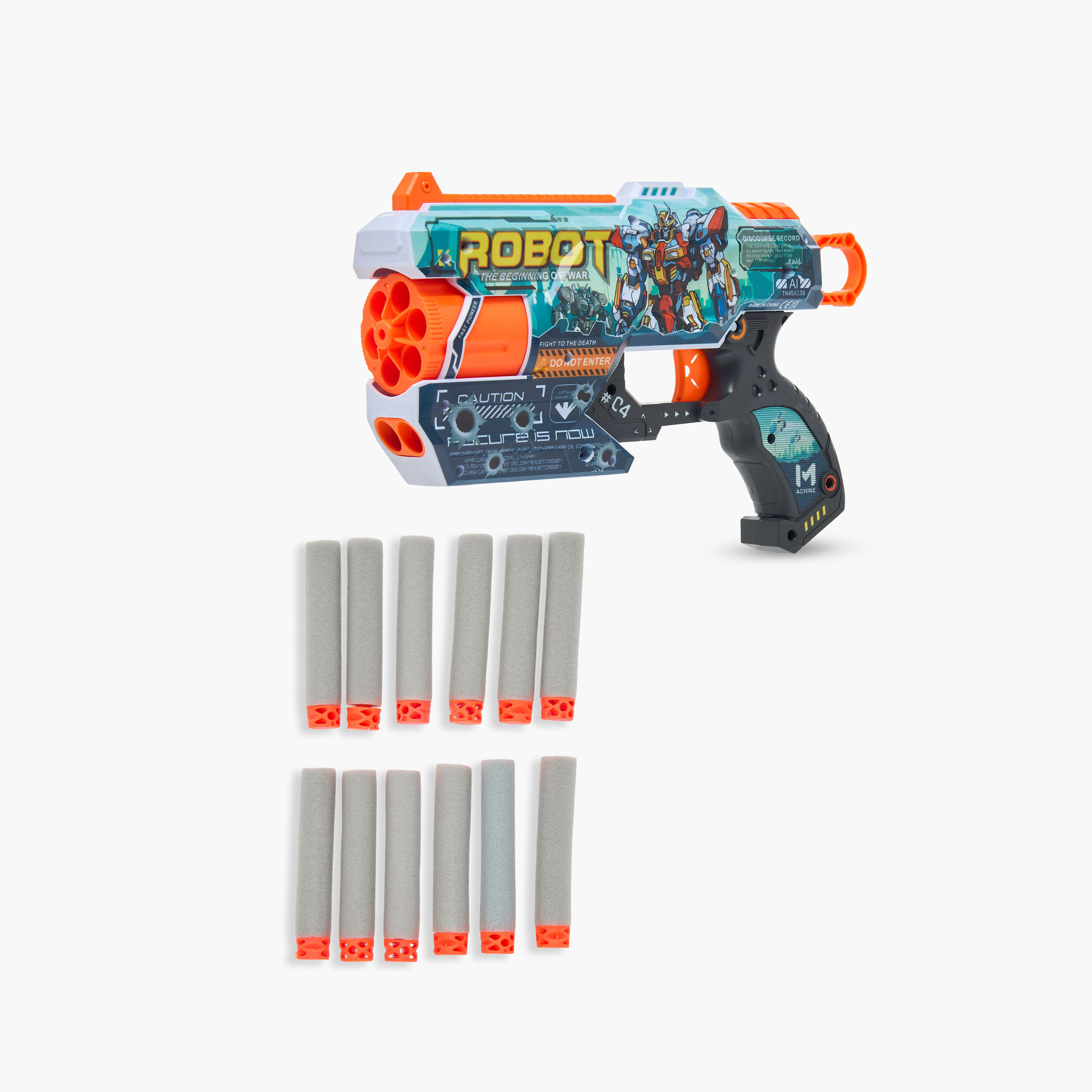 Juniors Robot Design Soft Bullet Gun Playset-toys-outdoor-gunsandfoamblasters-image-1