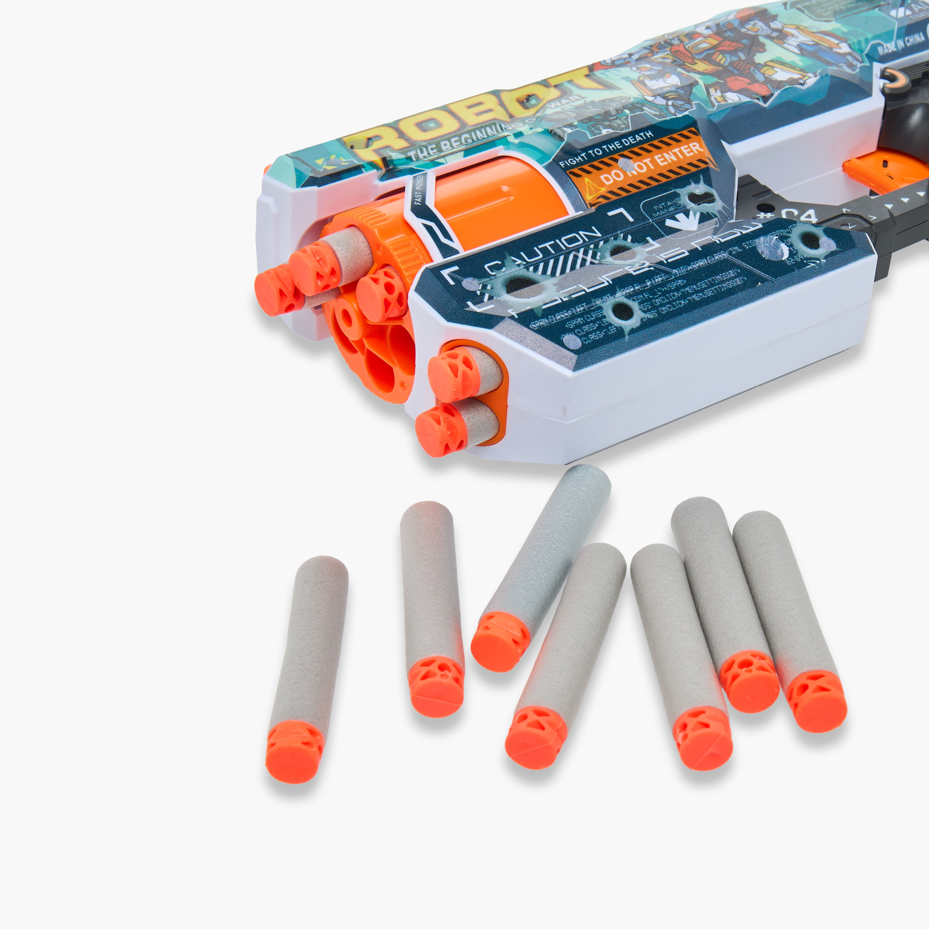 Juniors Robot Design Soft Bullet Gun Playset-toys-outdoor-gunsandfoamblasters-image-7