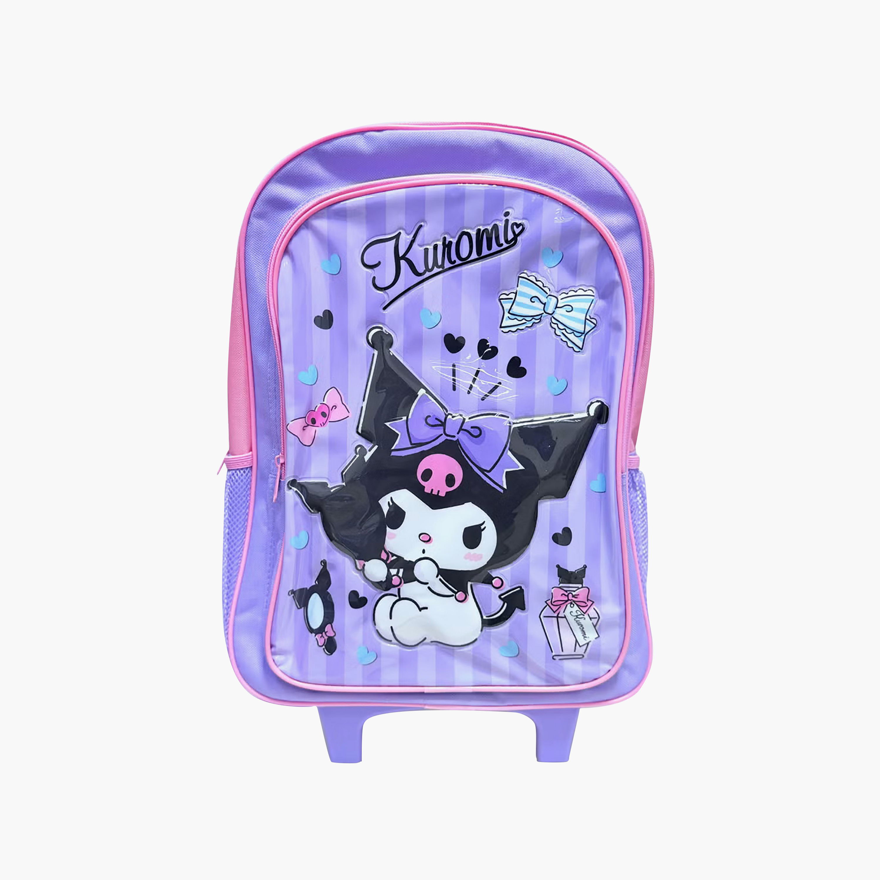 Disney Kuromi Trolley Bag for Girls 2-6 Years - 16 inch-school-bagsandbackpacks-trolleybags-image-1