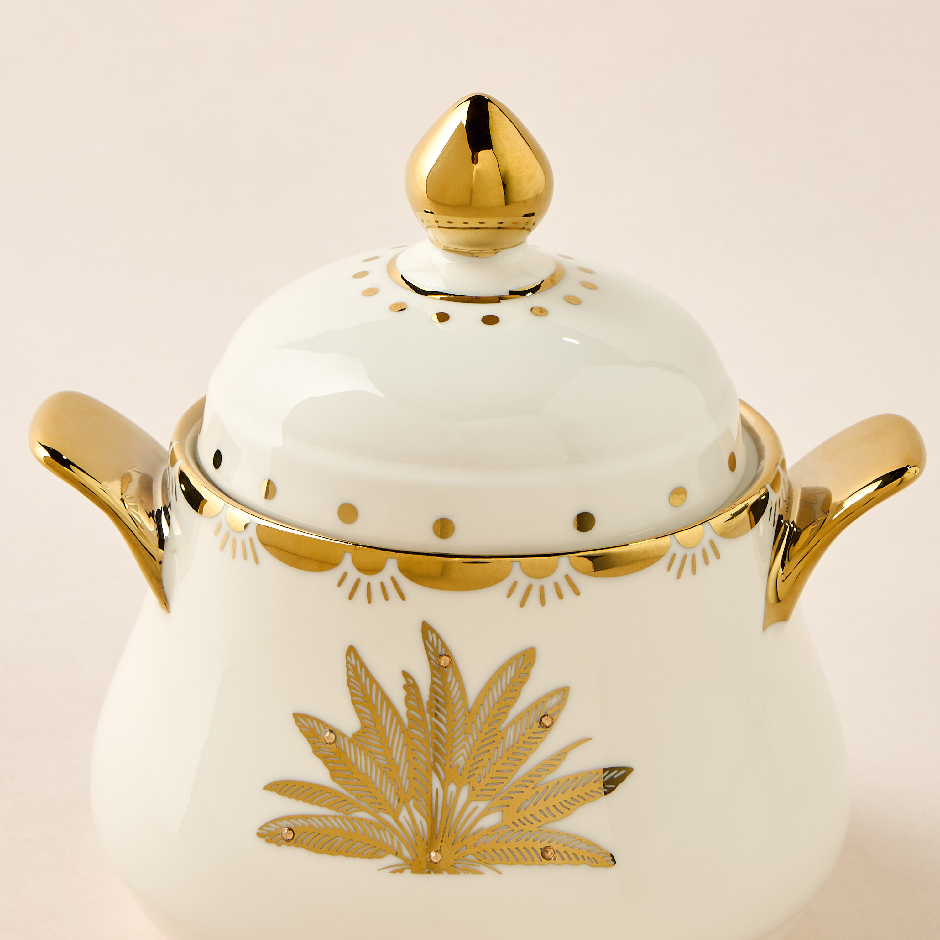 JOYYE collection adorned with Swarovski elements - Palm Sugar Pot-household-dining-teaandcoffee-teaandcoffeeaccessories-image-4