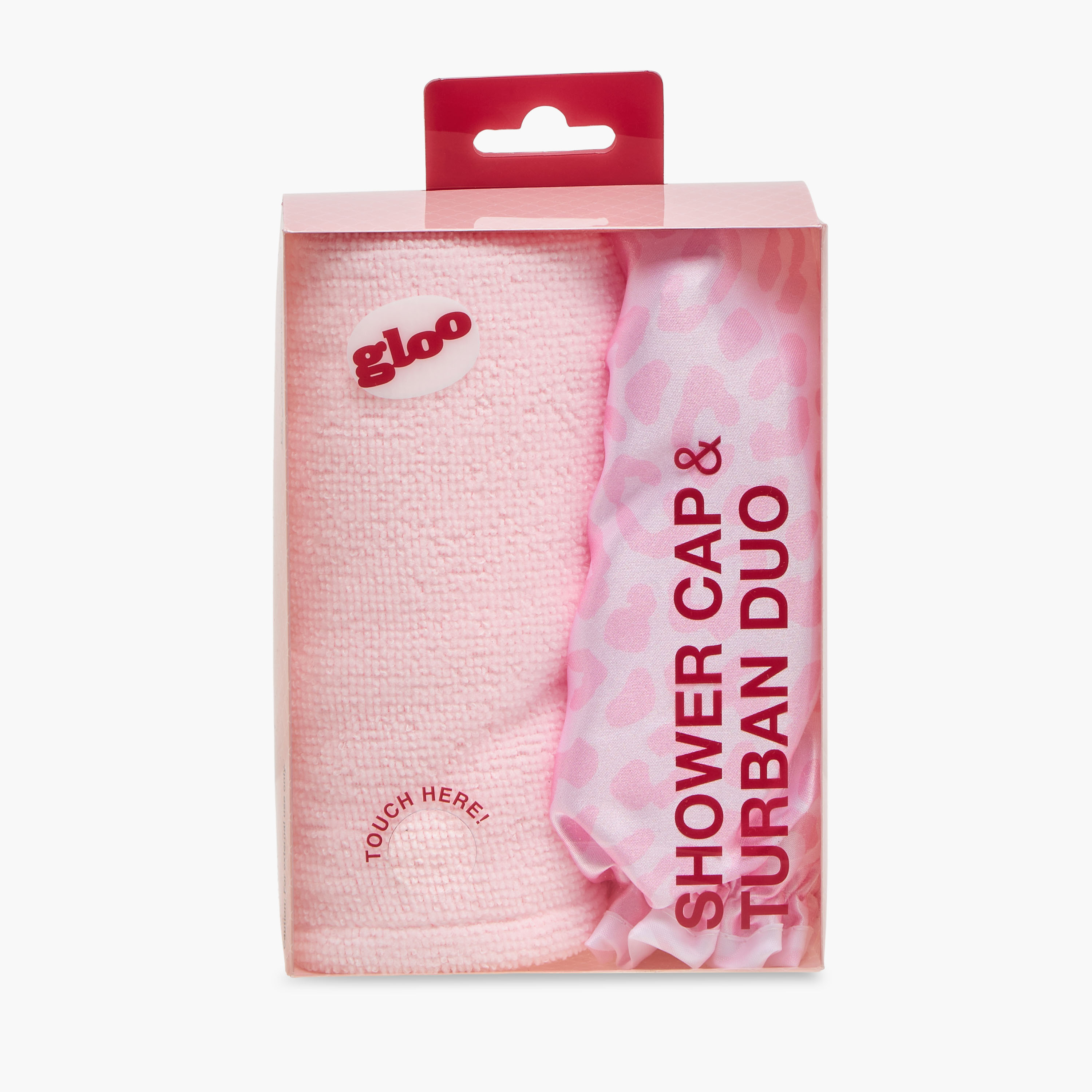 طقم قبعة استحمام ولفّة شعر من جلو-household-bathandlaundry-bathaccessories-bathaccessorysets-image-1