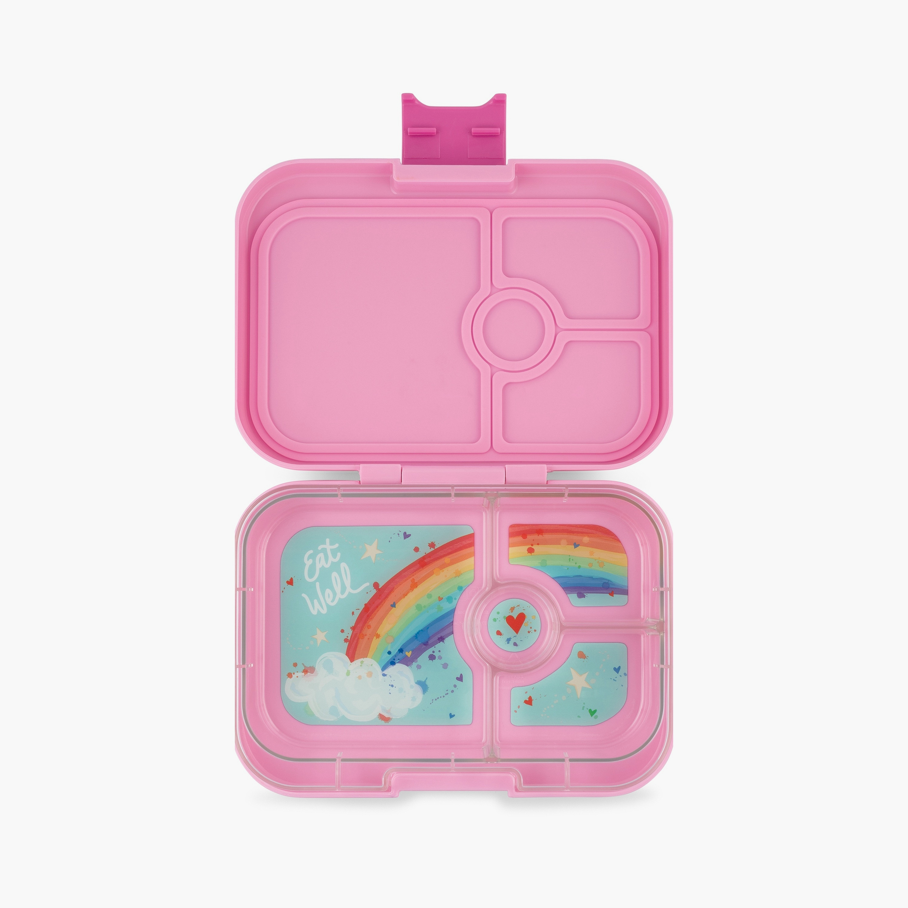 Yumbox 4 Compartment Rainbow Printed Lunch Box - Pink-school-lunchessentials-lunchboxes-image-2