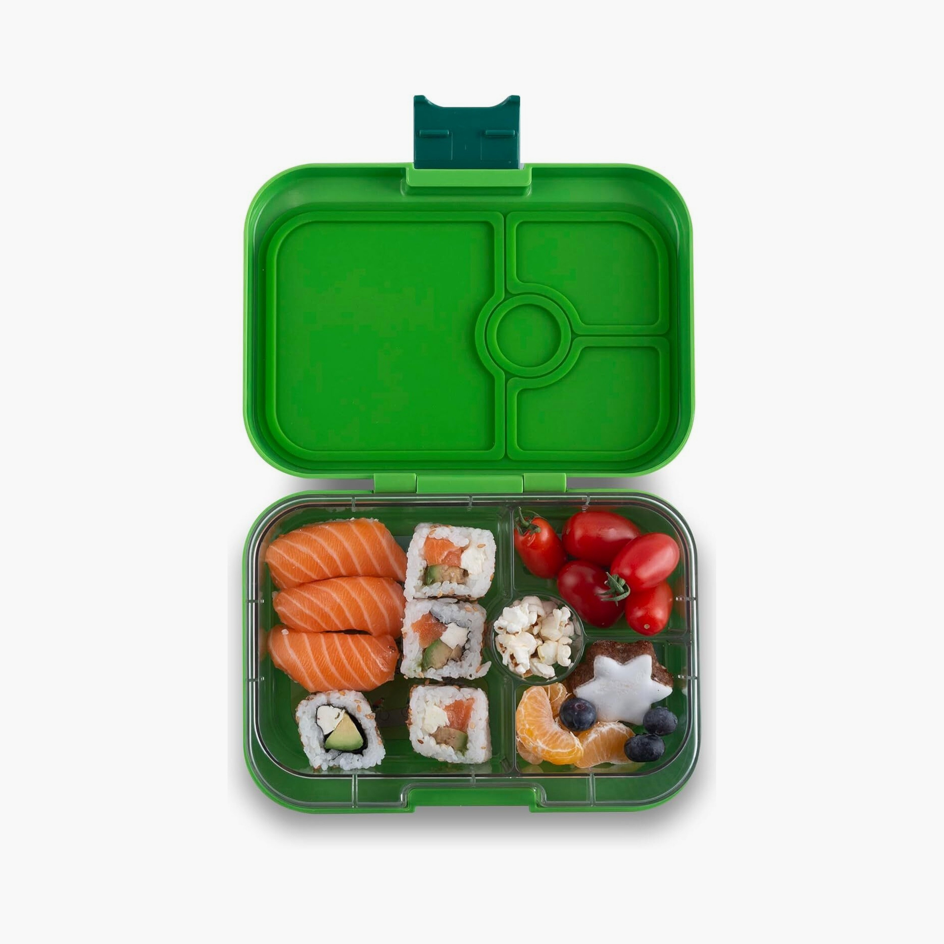 Yumbox 4 Compartment Dino Printed Lunch Box - Green-school-lunchessentials-lunchboxes-image-2