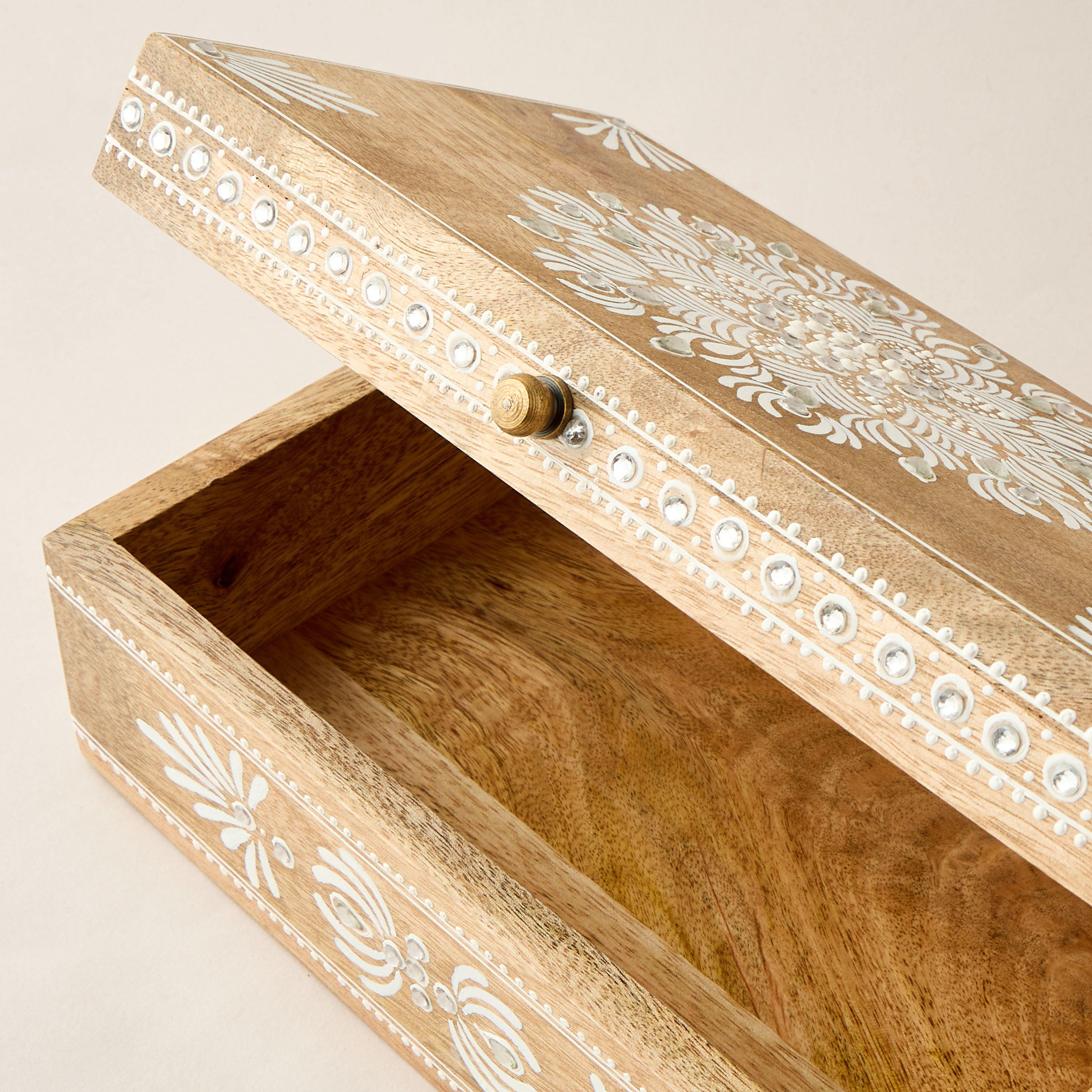 صندوق ديكور خشب مطلي - 44x4 سم-household-decor-boxesandtrays-image-4