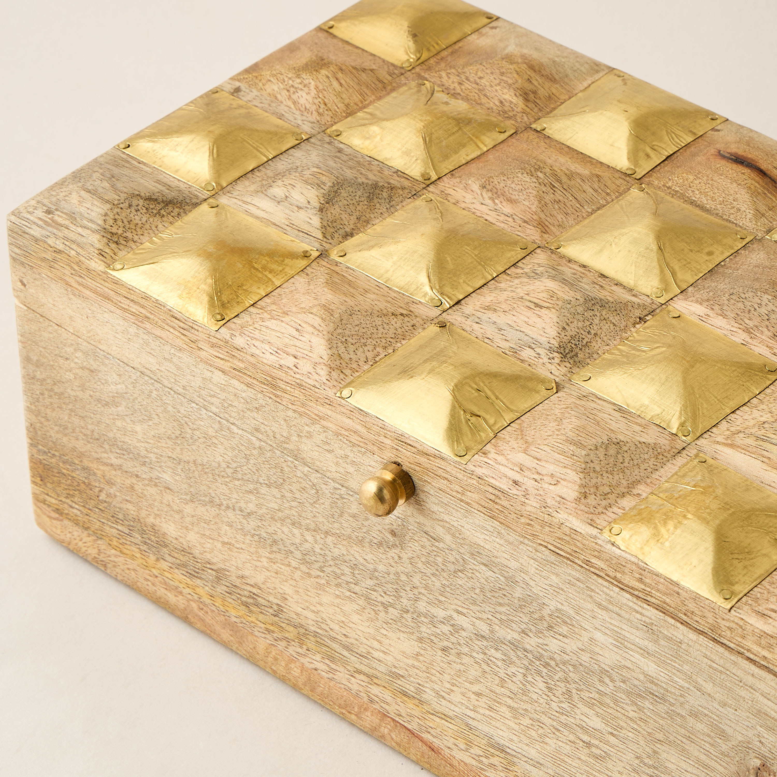 Decorative Wooden Box - 49x42 cms-household-decor-boxesandtrays-image-3