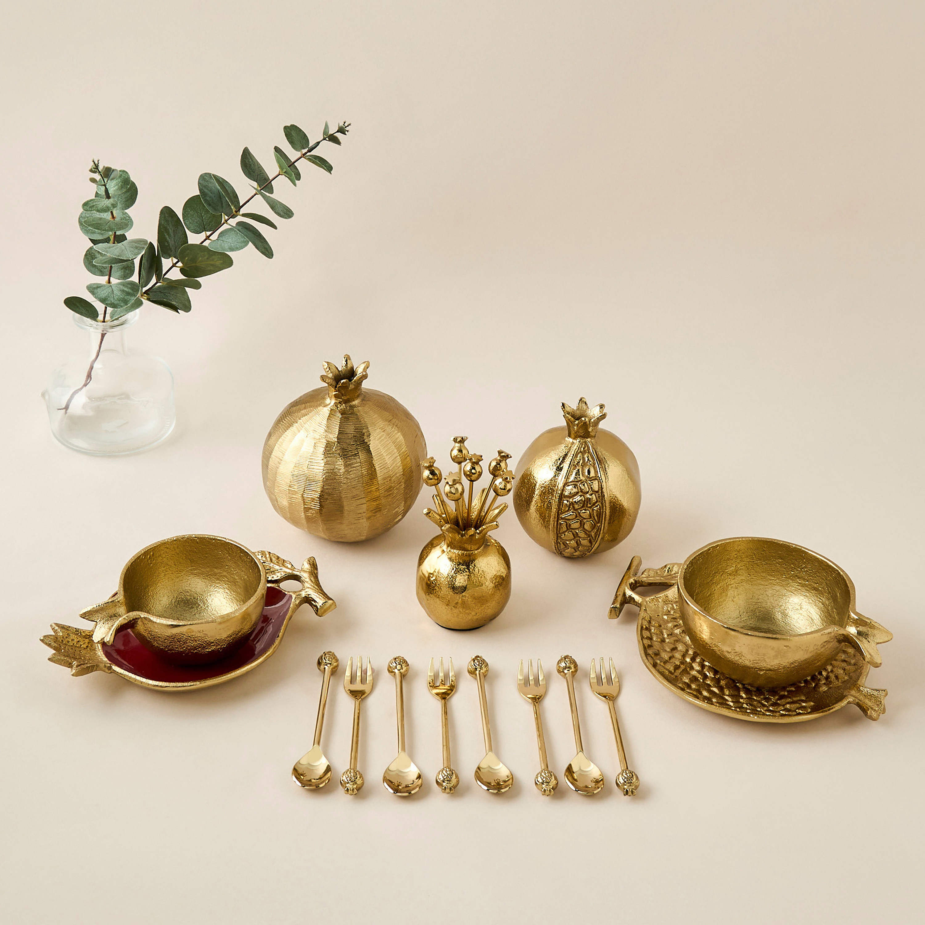 Metallic Pomegranate Decorative Accent-household-decor-decorativeobjectsandsculptures-image-5