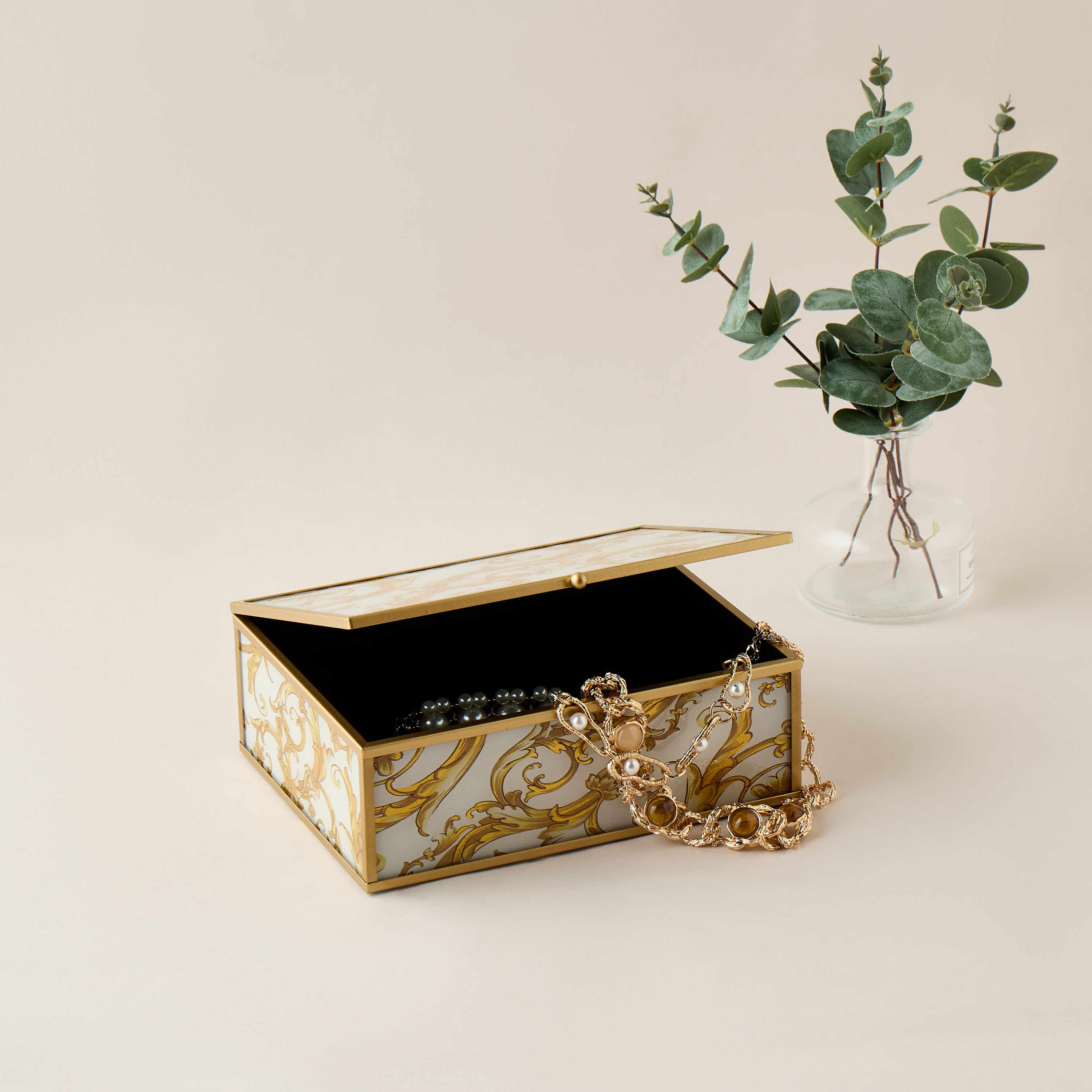 Gia Como Decorative Acrylic Box - 20x4 cms-household-decor-boxesandtrays-image-1