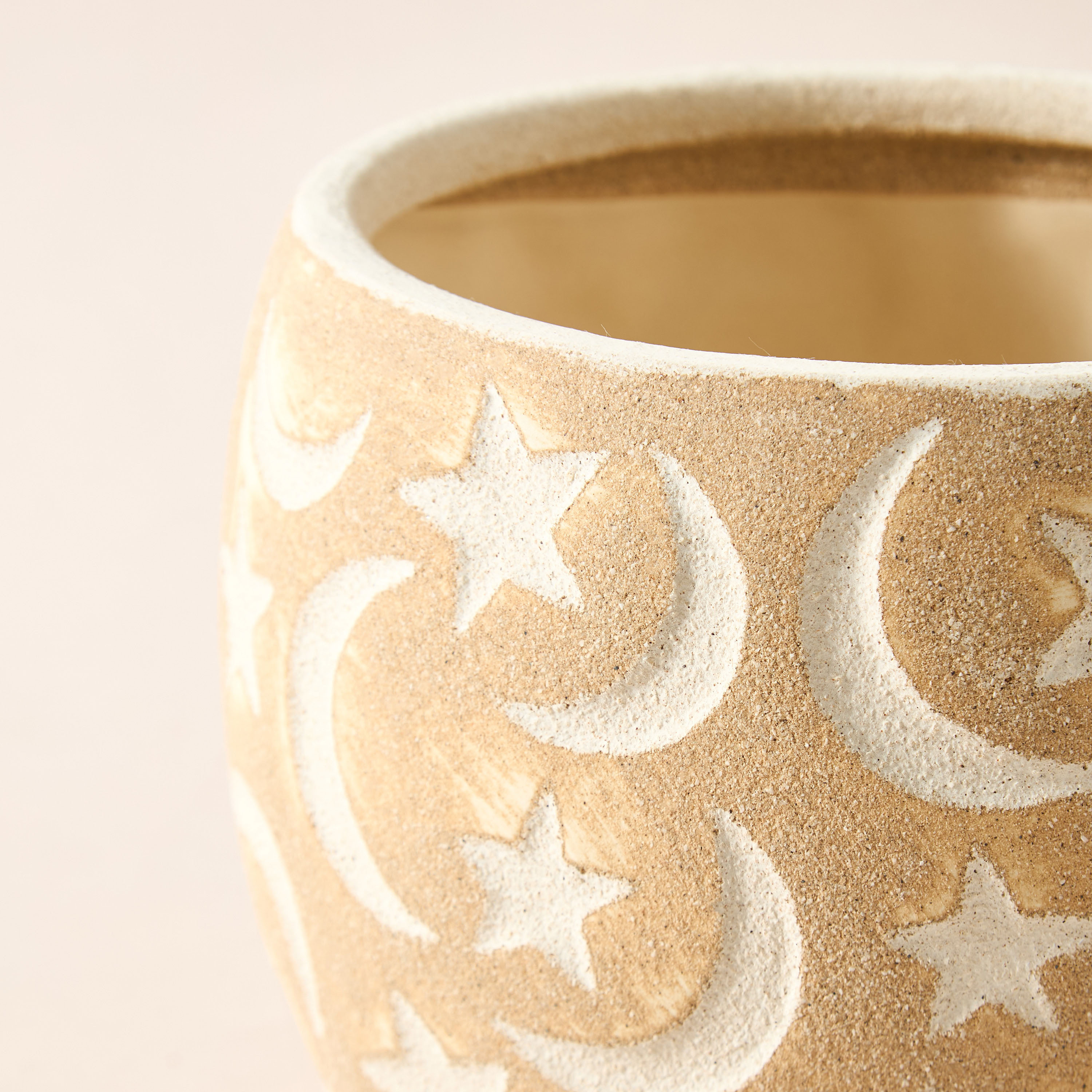 Decorative Ceramic Pot - 19x6 cms-household-gardenandoutdoor-trellisandstands-plantrisers-image-2