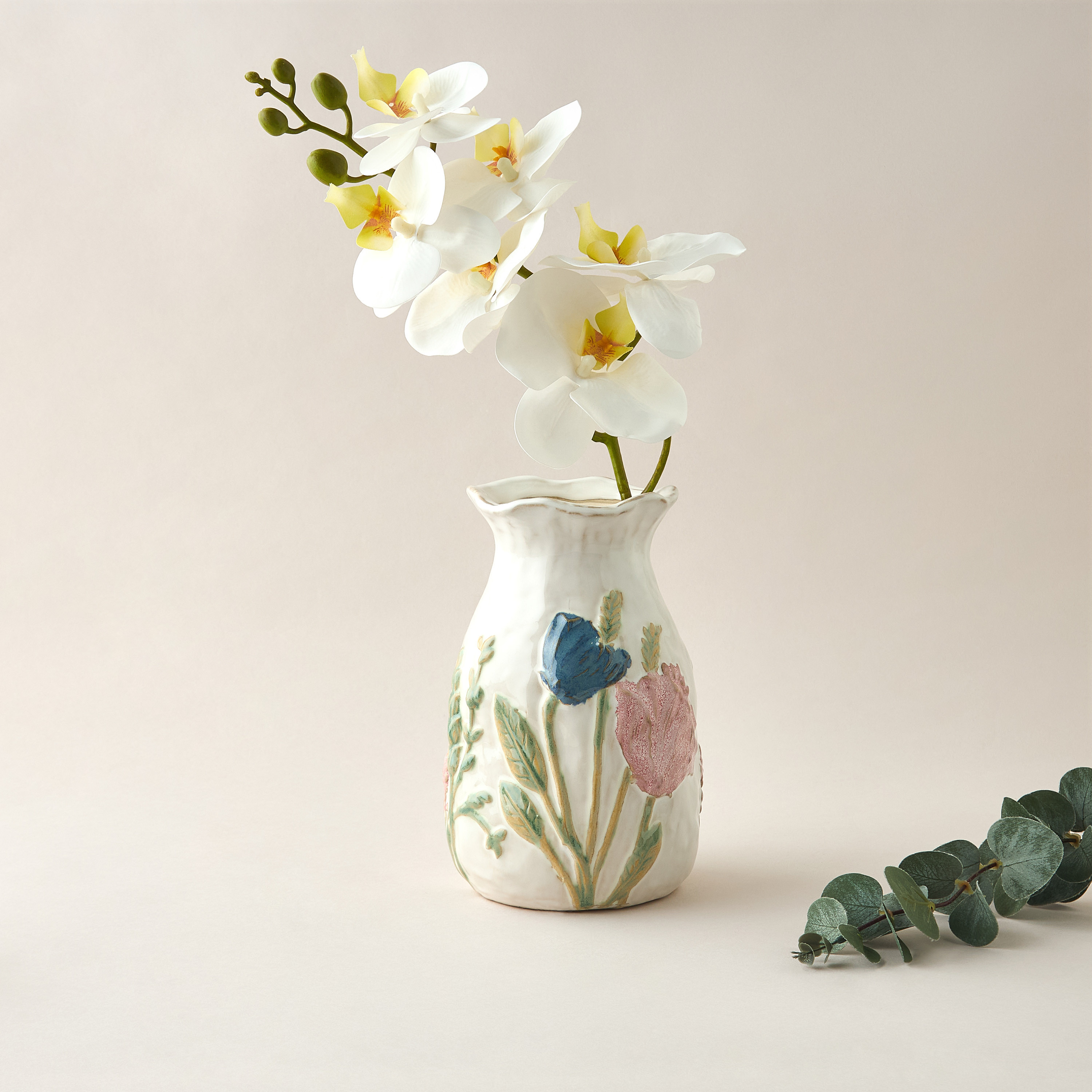 Decorative Ceramic Vase - 13x14 cms-household-decor-vasesandbowls-image-1