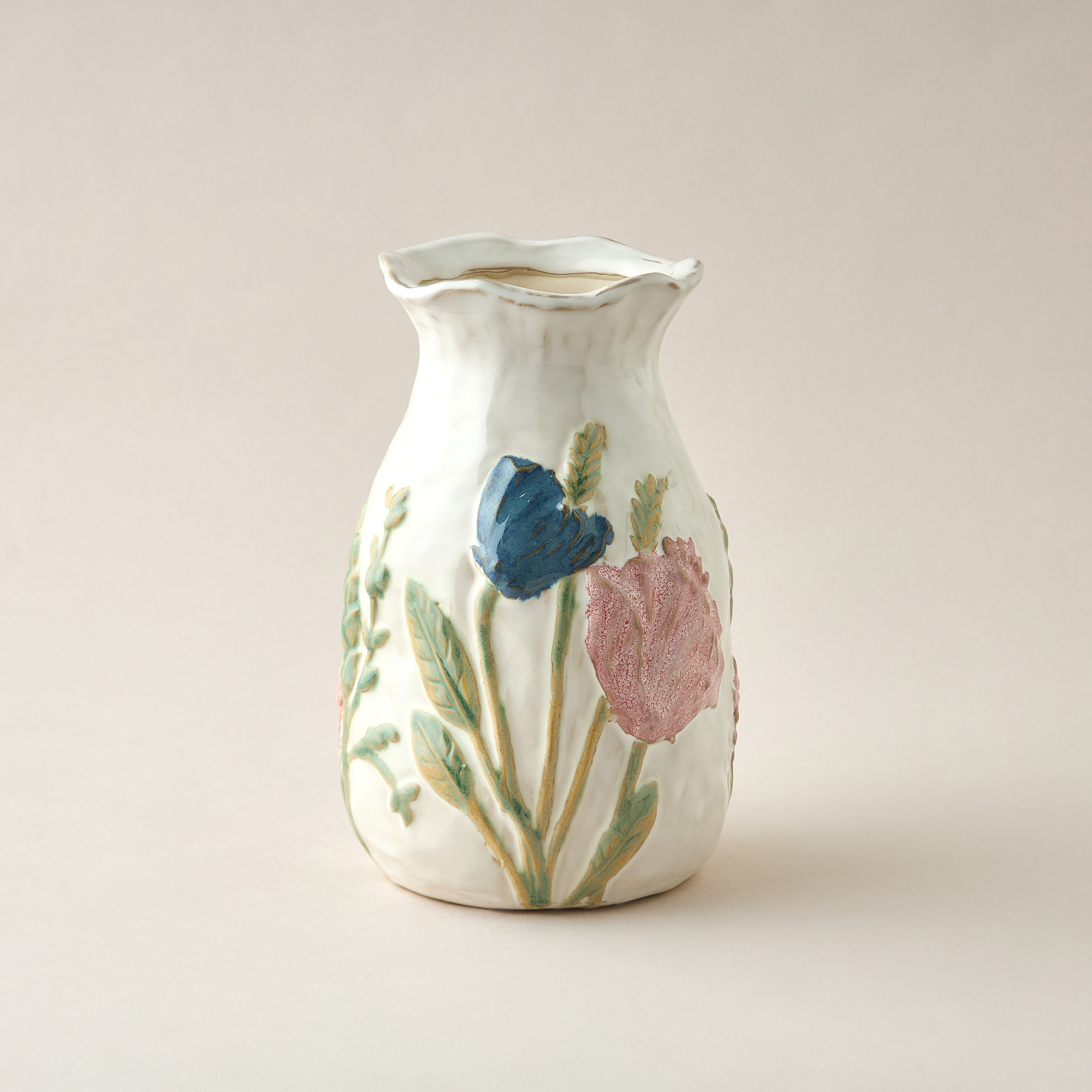 Decorative Ceramic Vase - 13x14 cms-household-decor-vasesandbowls-image-2