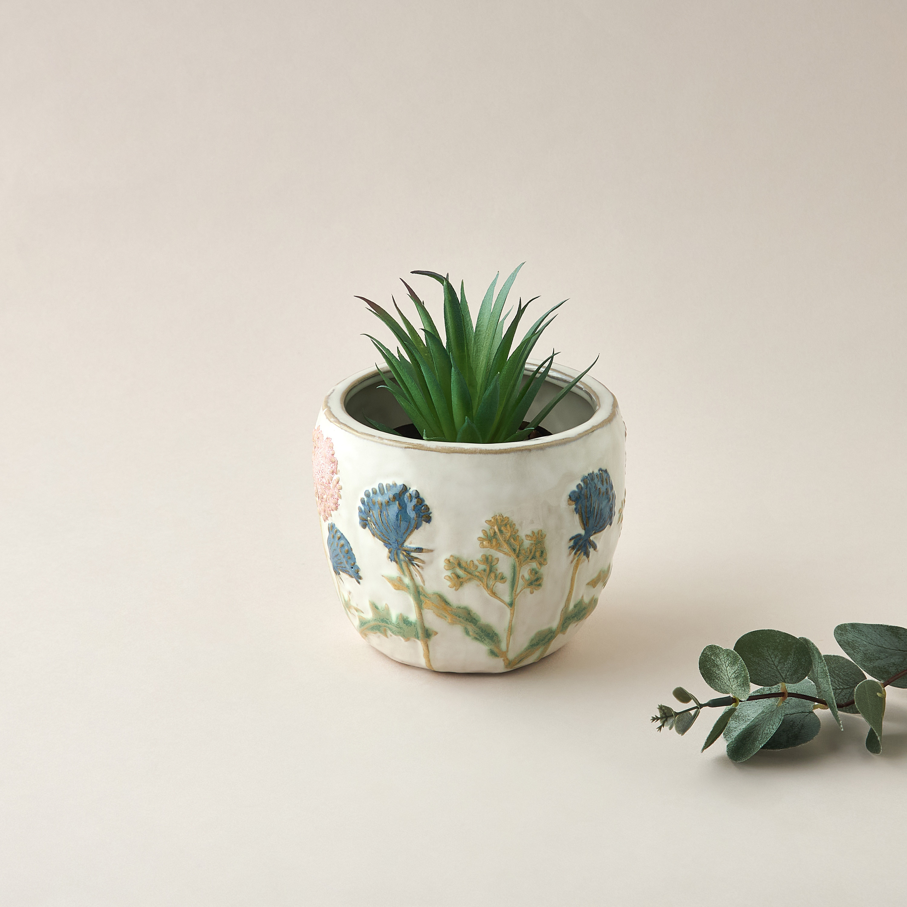 Decorative Ceramic Pot - 14x12 cms-household-decor-vasesandbowls-image-2