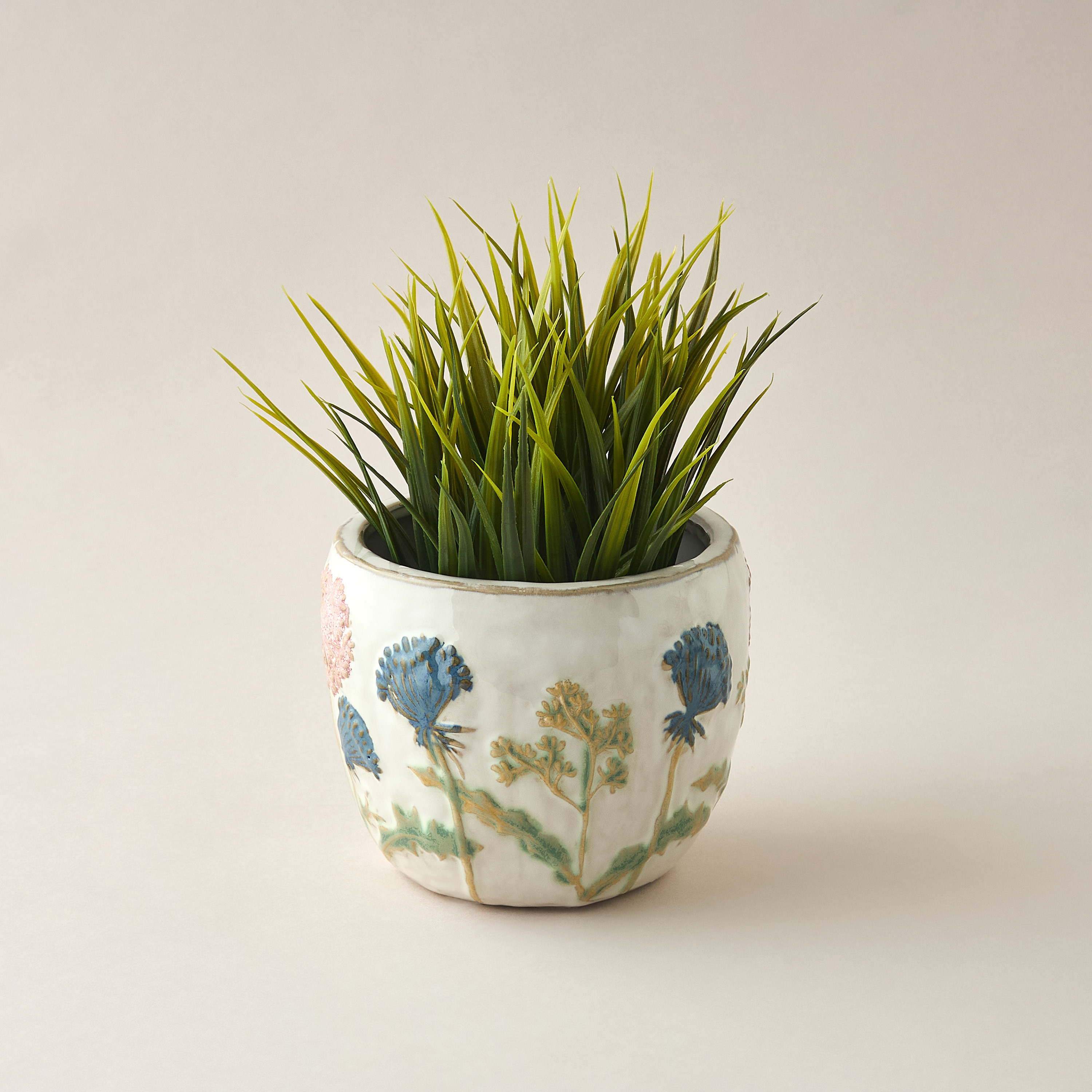Decorative Ceramic Pot - 14x12 cms-household-decor-vasesandbowls-image-3