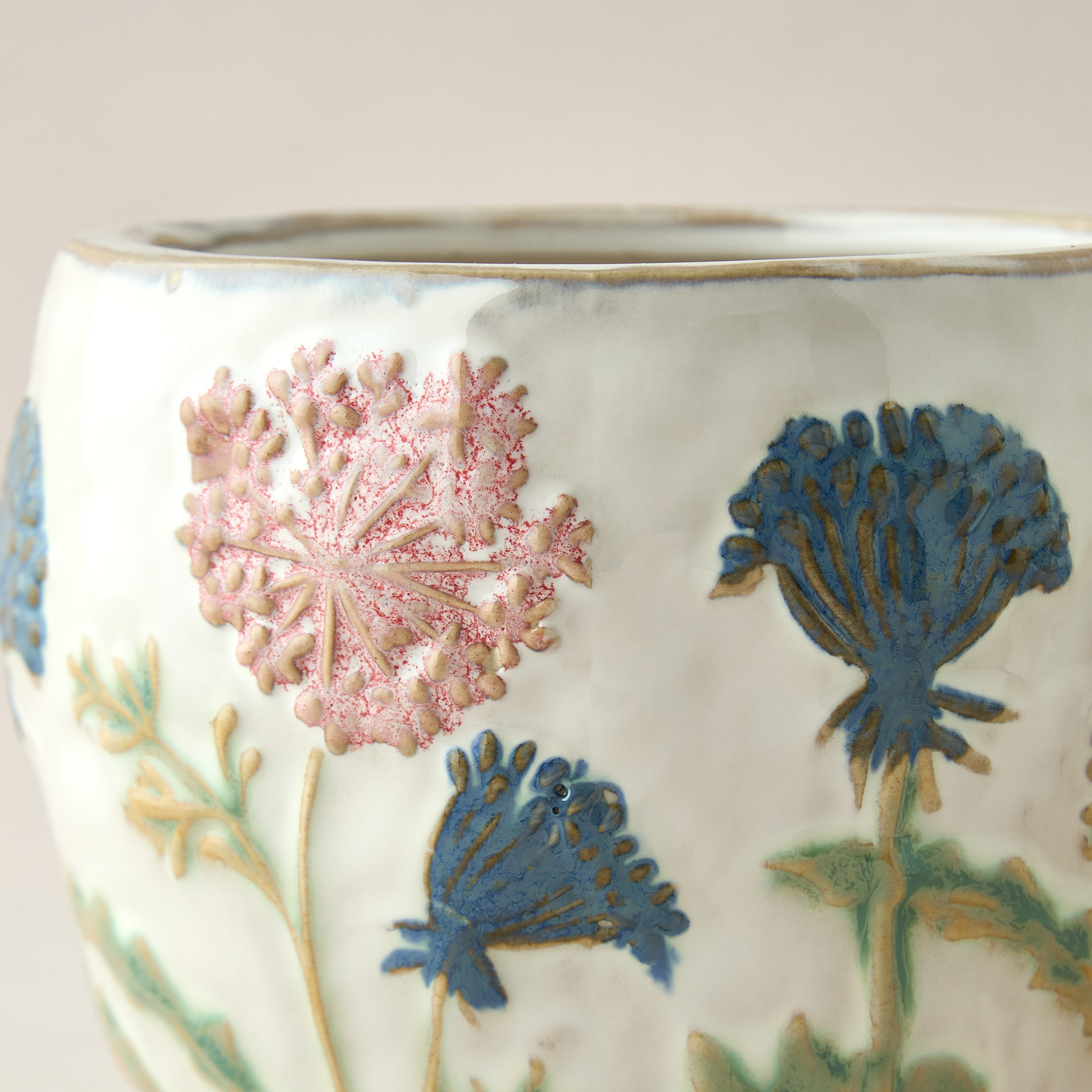 Decorative Ceramic Pot - 14x12 cms-household-decor-vasesandbowls-image-4