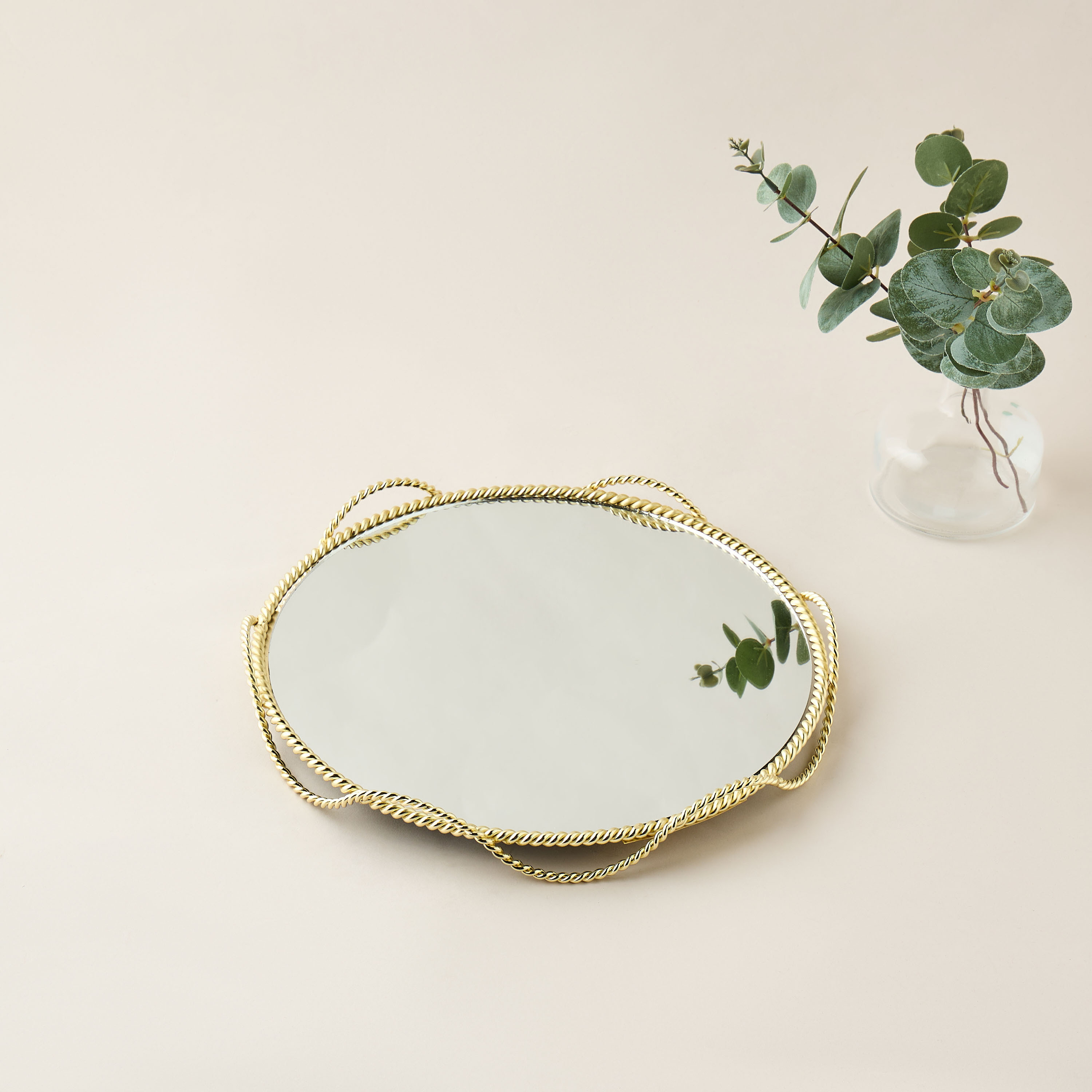 Decorative Metal Tray - 11 cms-household-decor-boxesandtrays-image-1