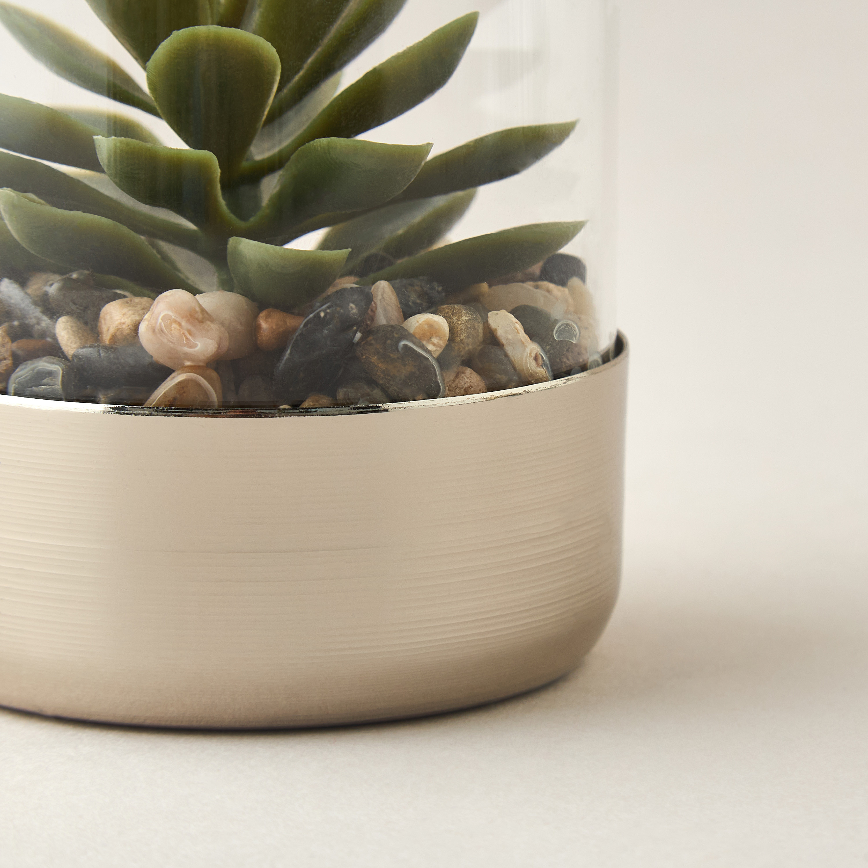 نبات صناعي في وعاء - 8x9 سم-household-gardenandoutdoor-artificialplants-succulents-image-2