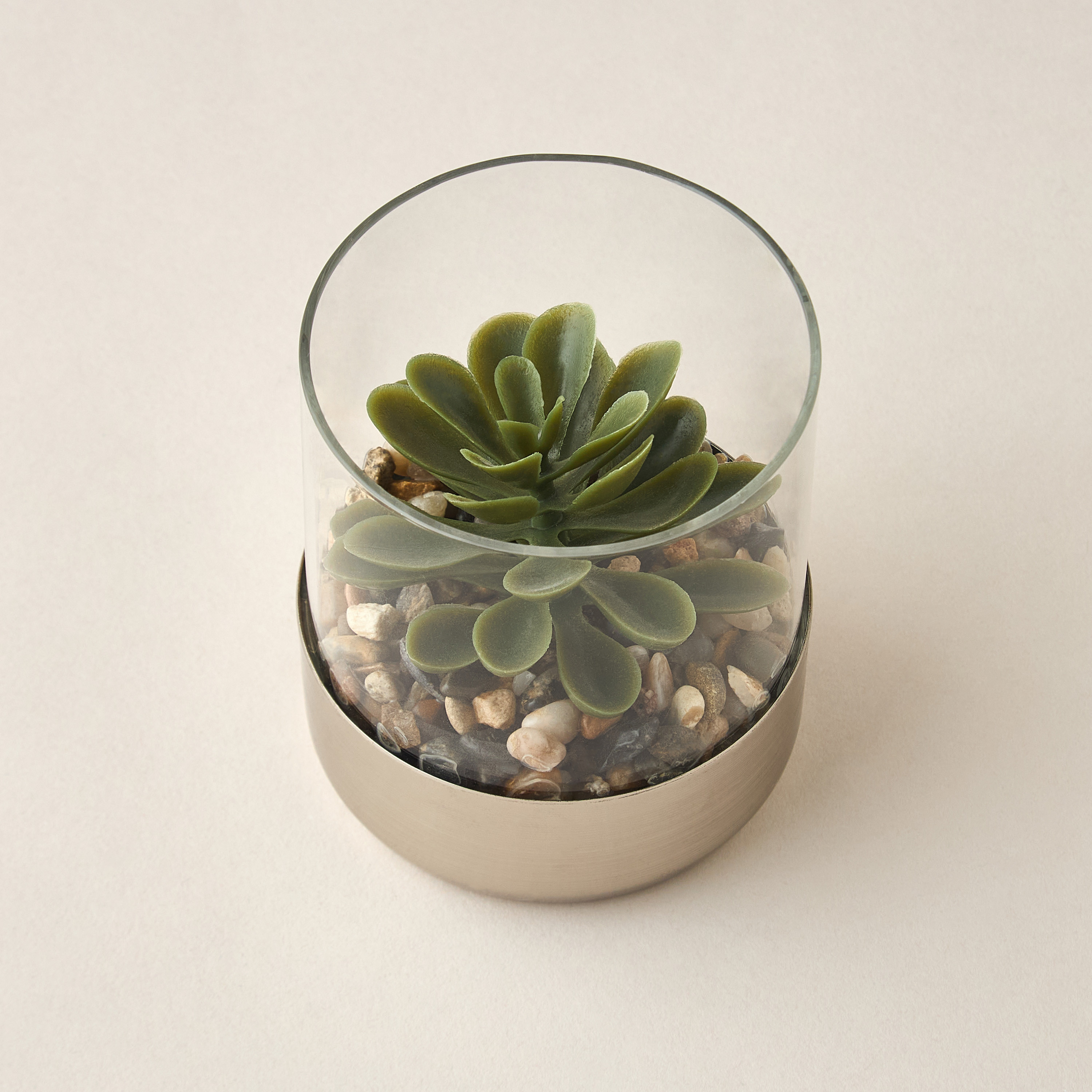 نبات صناعي في وعاء - 8x9 سم-household-gardenandoutdoor-artificialplants-succulents-image-3