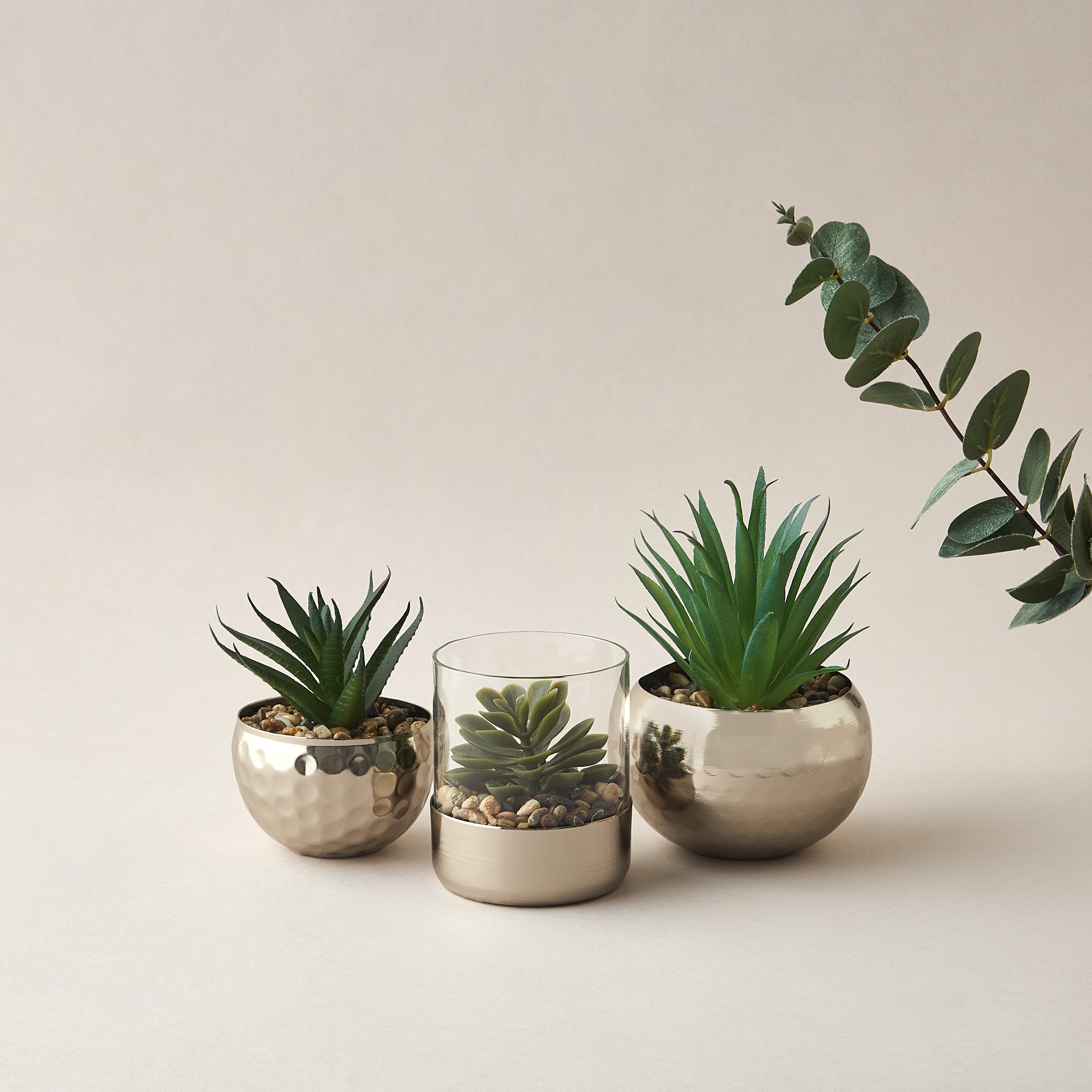 Decorative Plant with Pot - 8x10 cms-household-gardenandoutdoor-artificialplants-pottedplants-image-4