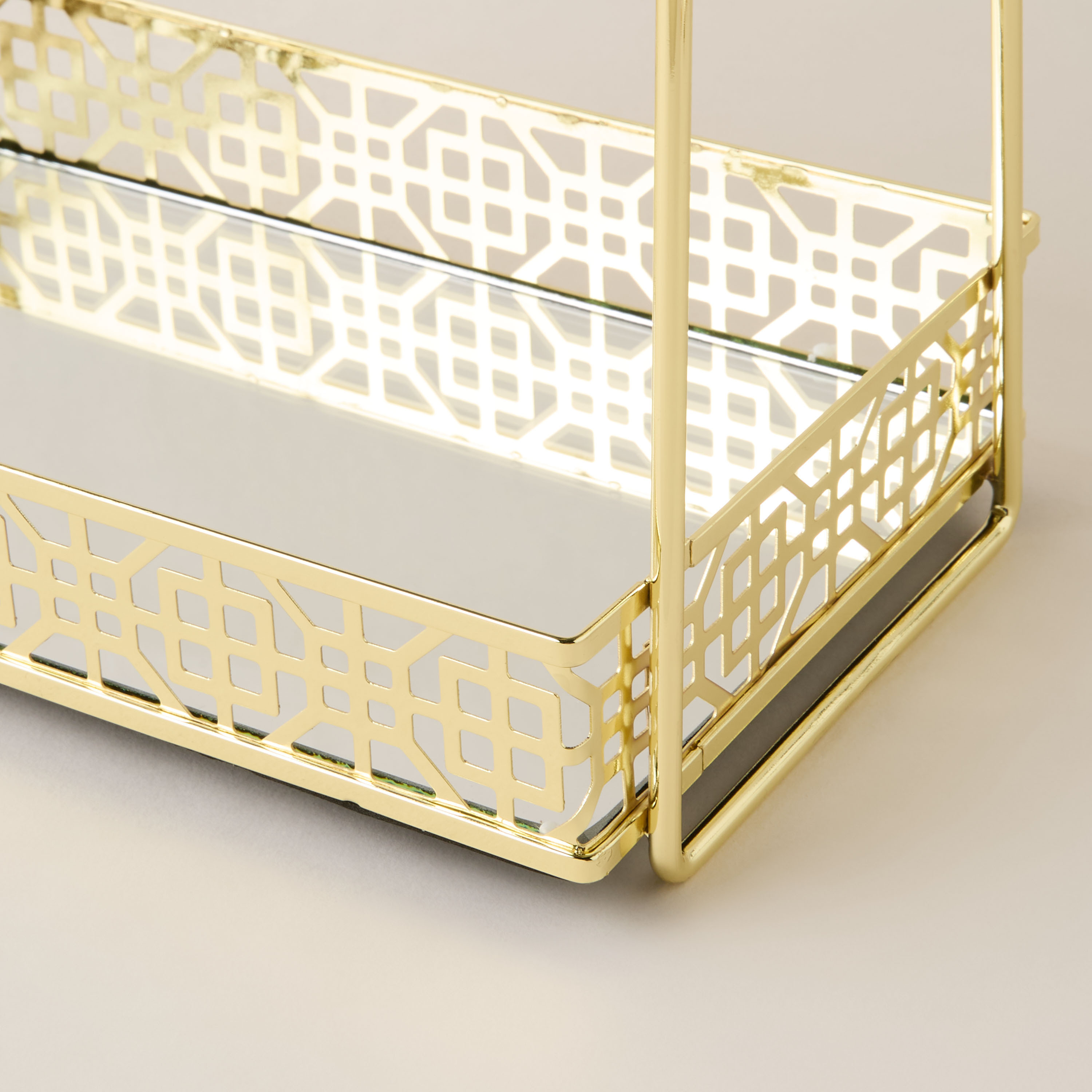 منظم حمام ميتاليك بطابقين-household-bathandlaundry-bathroomorganizing-bathroomracksandtrolleys-image-4