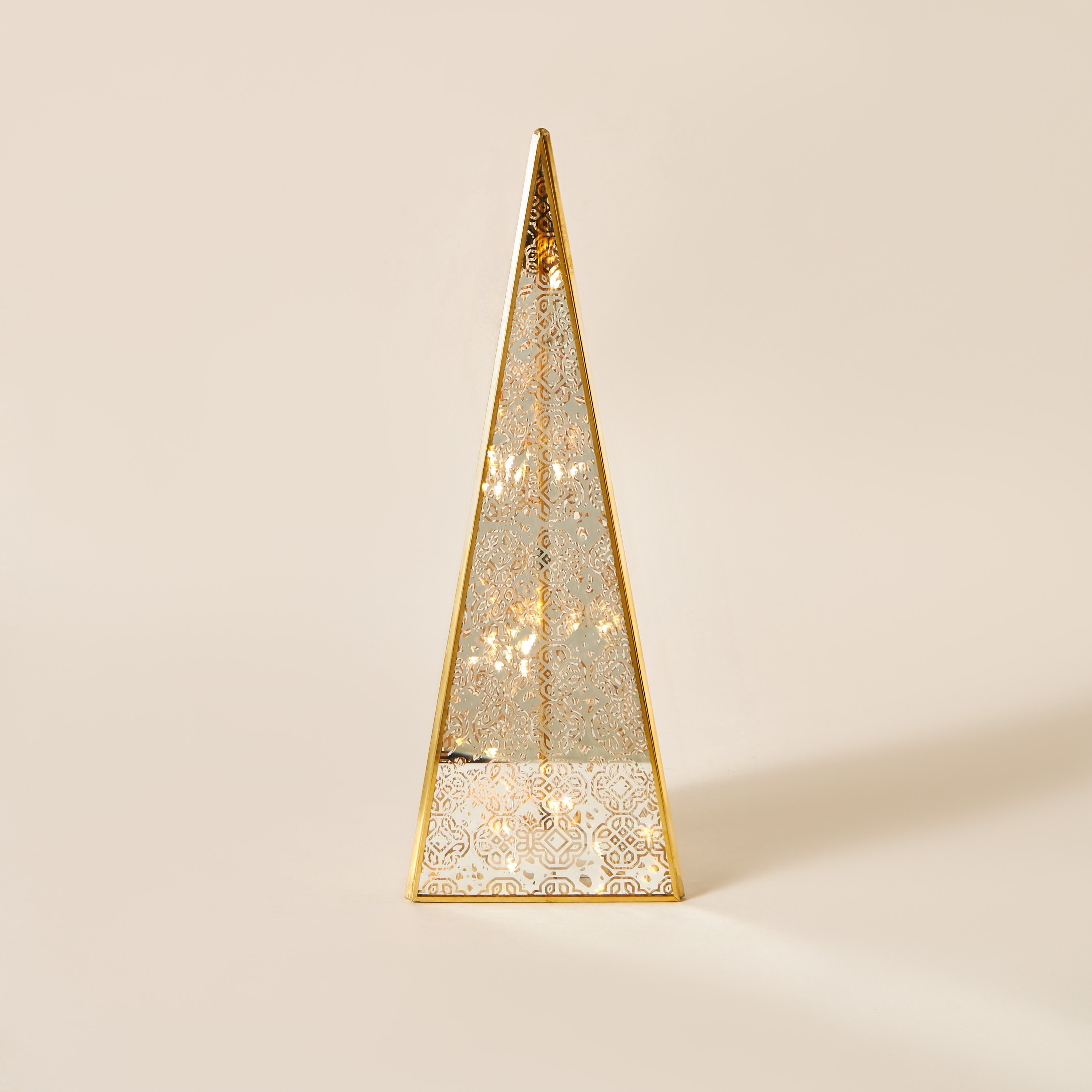 Decorative LED Triangle Accent - 13x13 cms-household-decor-decorativeobjectsandsculptures-image-1