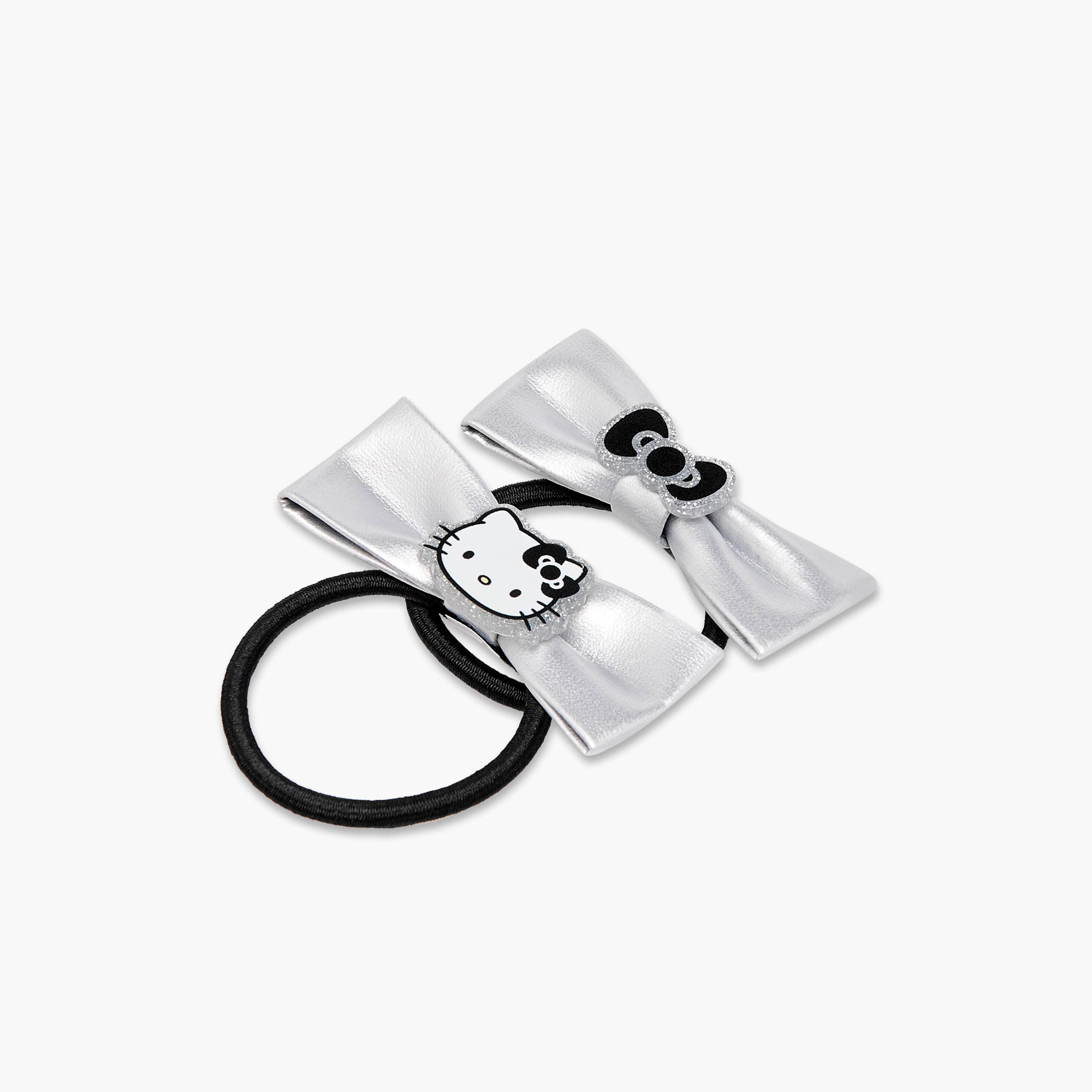 Pack of 2 Hello Kitty Hair Tie with Bow Detail-girls-accessories-hairaccessories-image-3