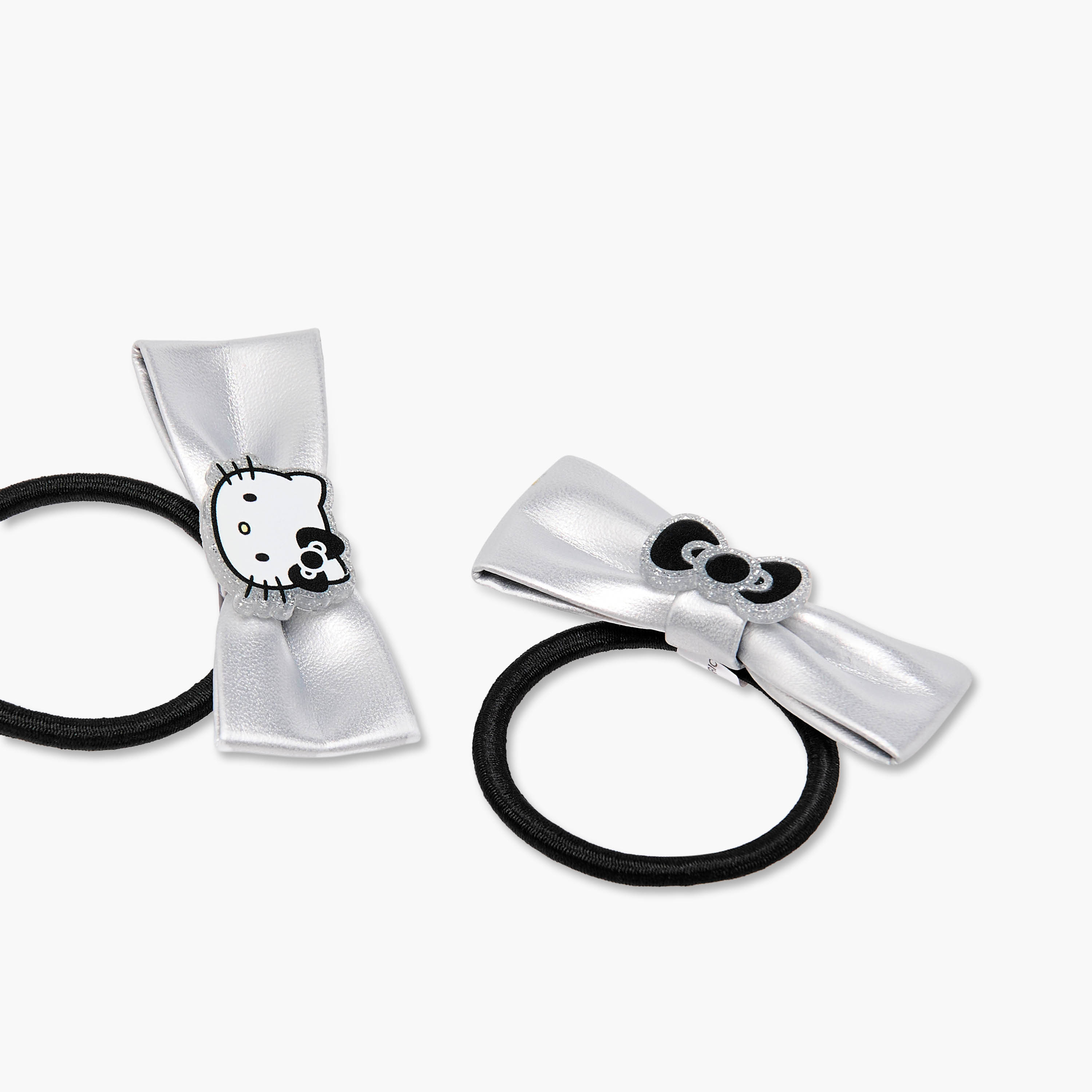 Pack of 2 Hello Kitty Hair Tie with Bow Detail-girls-accessories-hairaccessories-image-5