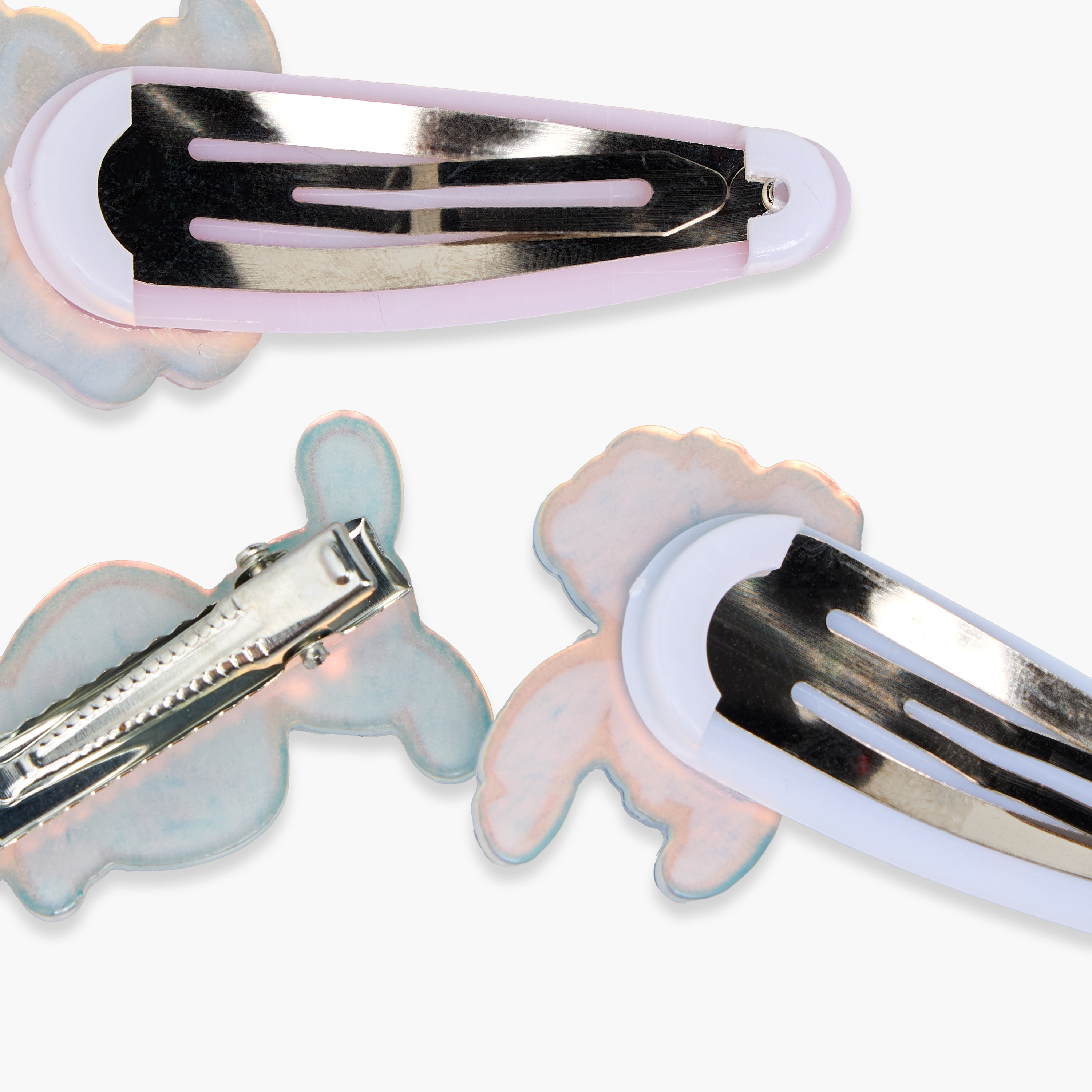 Pack of 3 Disney Hair Clip with 3D Angel and Stitch Print-girls-accessories-hairaccessories-image-4