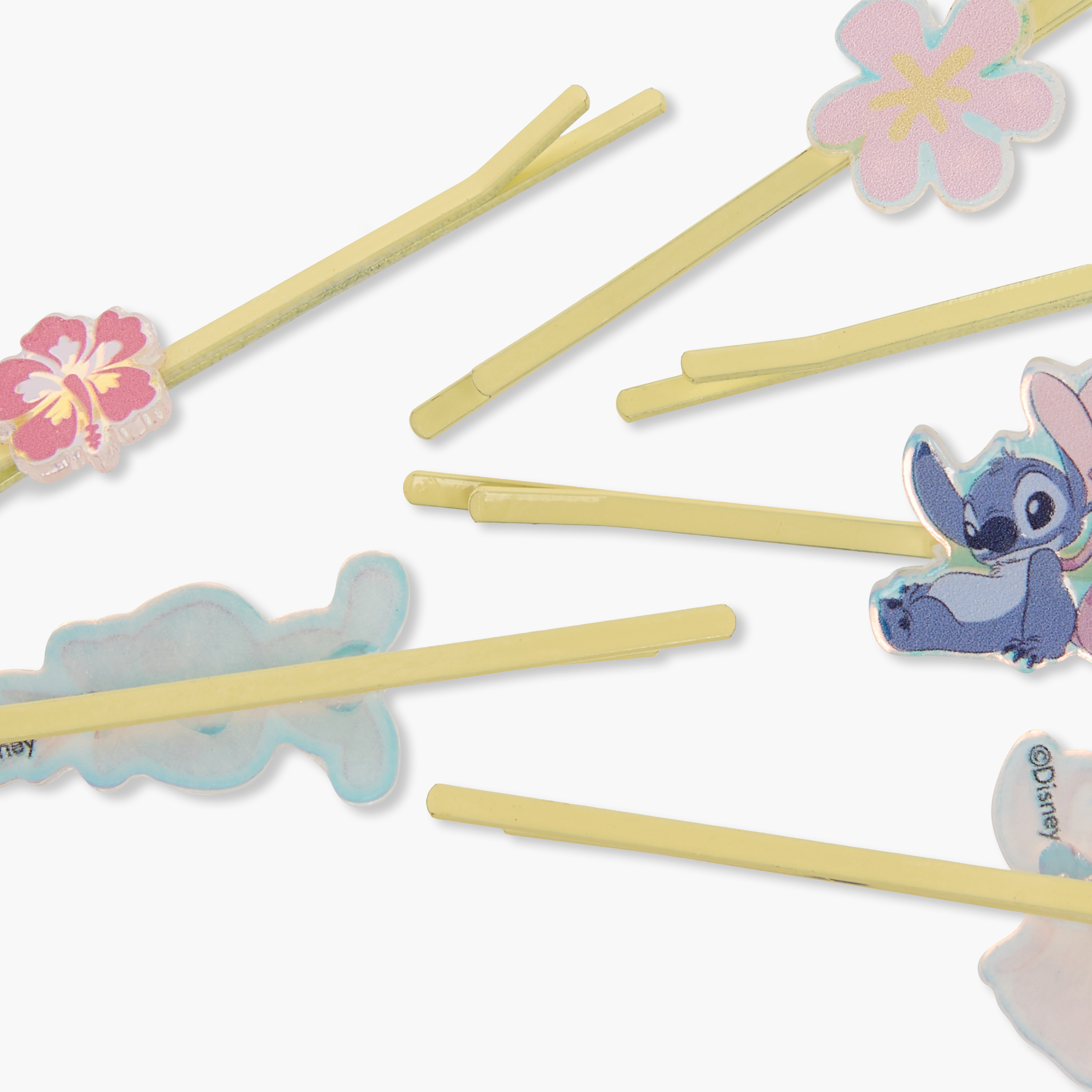 Pack of 6 Disney Hair Pins with Stitch and Angel Accents-girls-accessories-hairaccessories-image-5