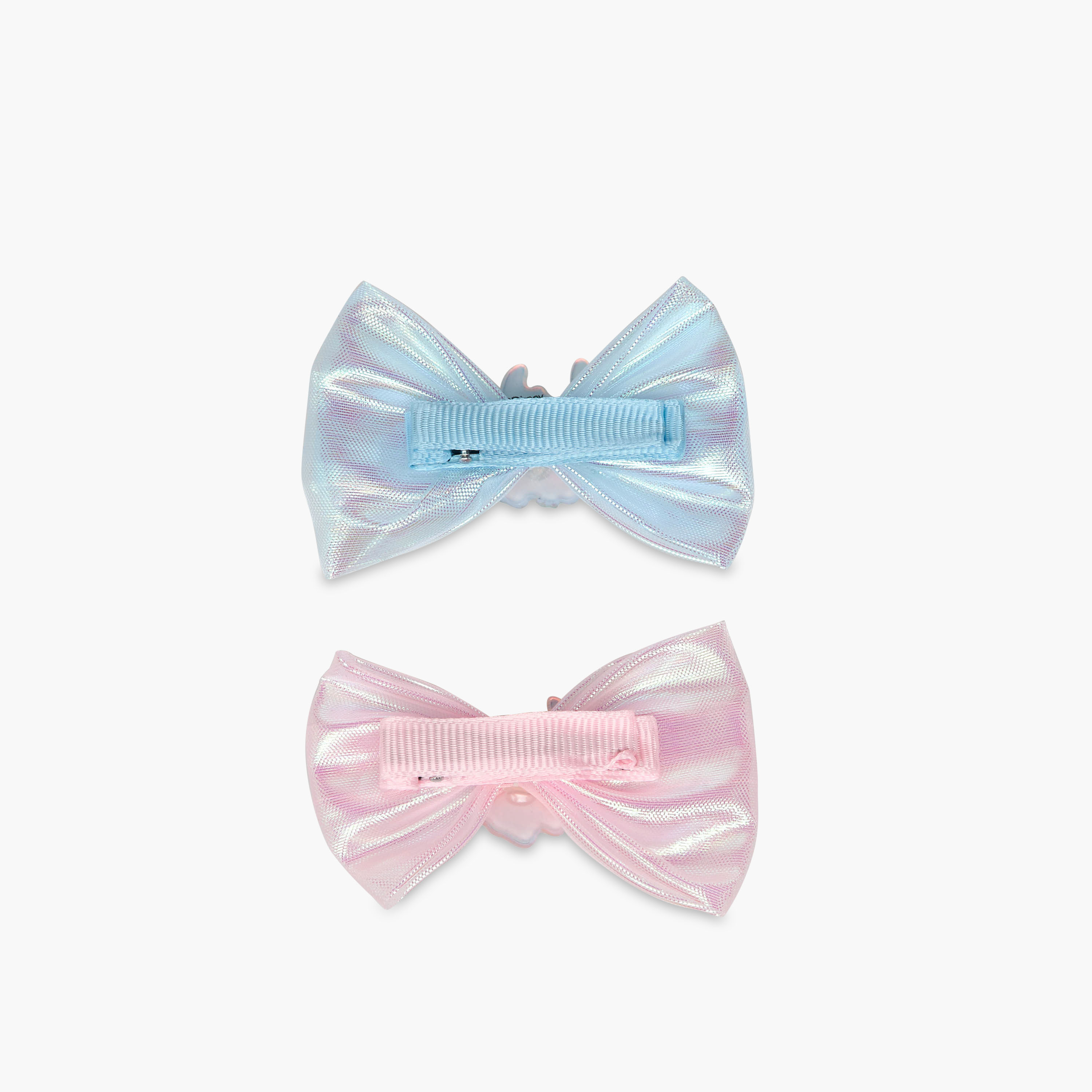 مشابك شعر بتصميم فيونكة وزخارف ستيتش قطعتين من ديزني-girls-accessories-hairaccessories-image-3