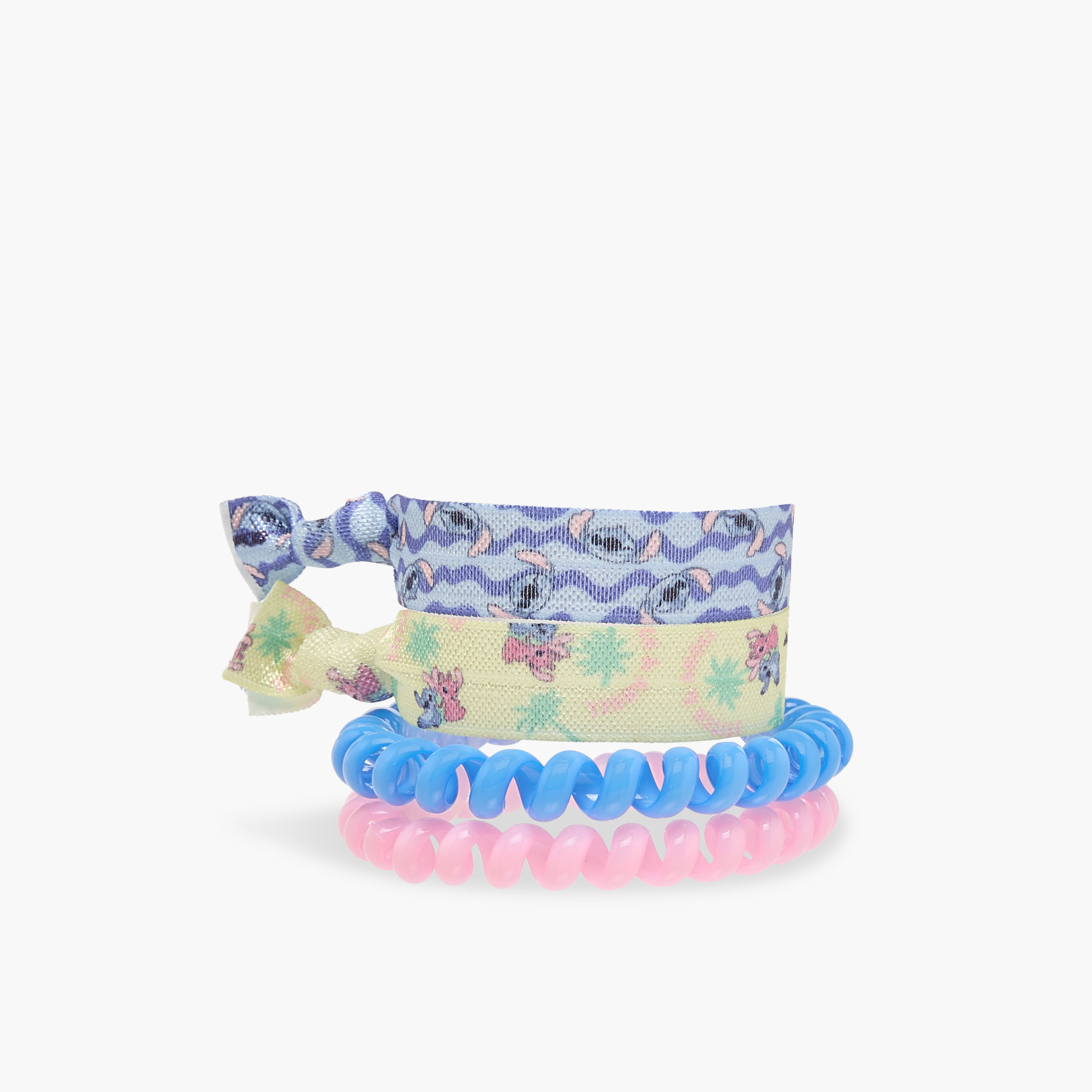 Set of 6 Disney Hair Clips with Elastic Hair Ties-girls-accessories-hairaccessories-image-5