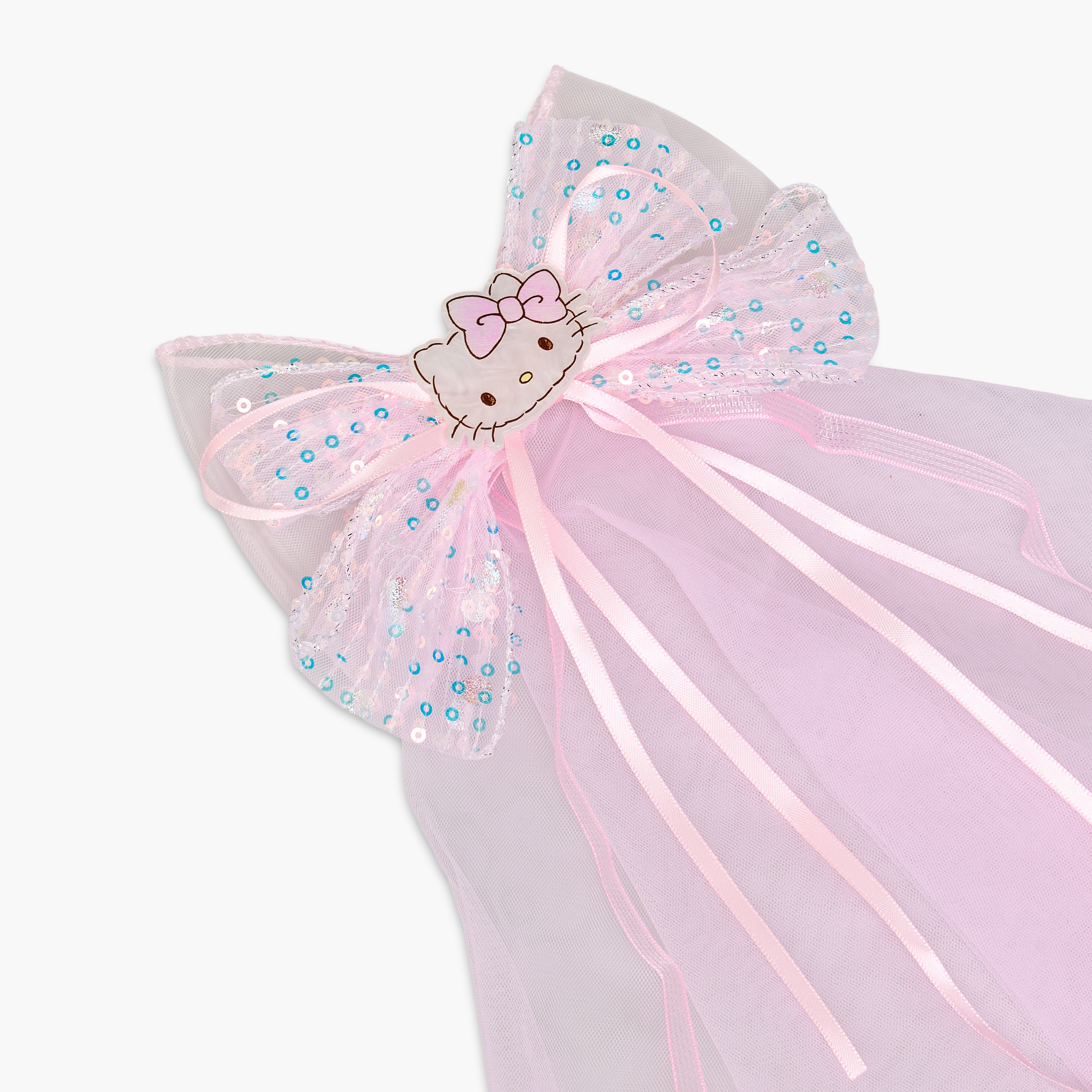 Hello Kitty Hair Clip with Bow Mesh Detail-girls-accessories-hairaccessories-image-2