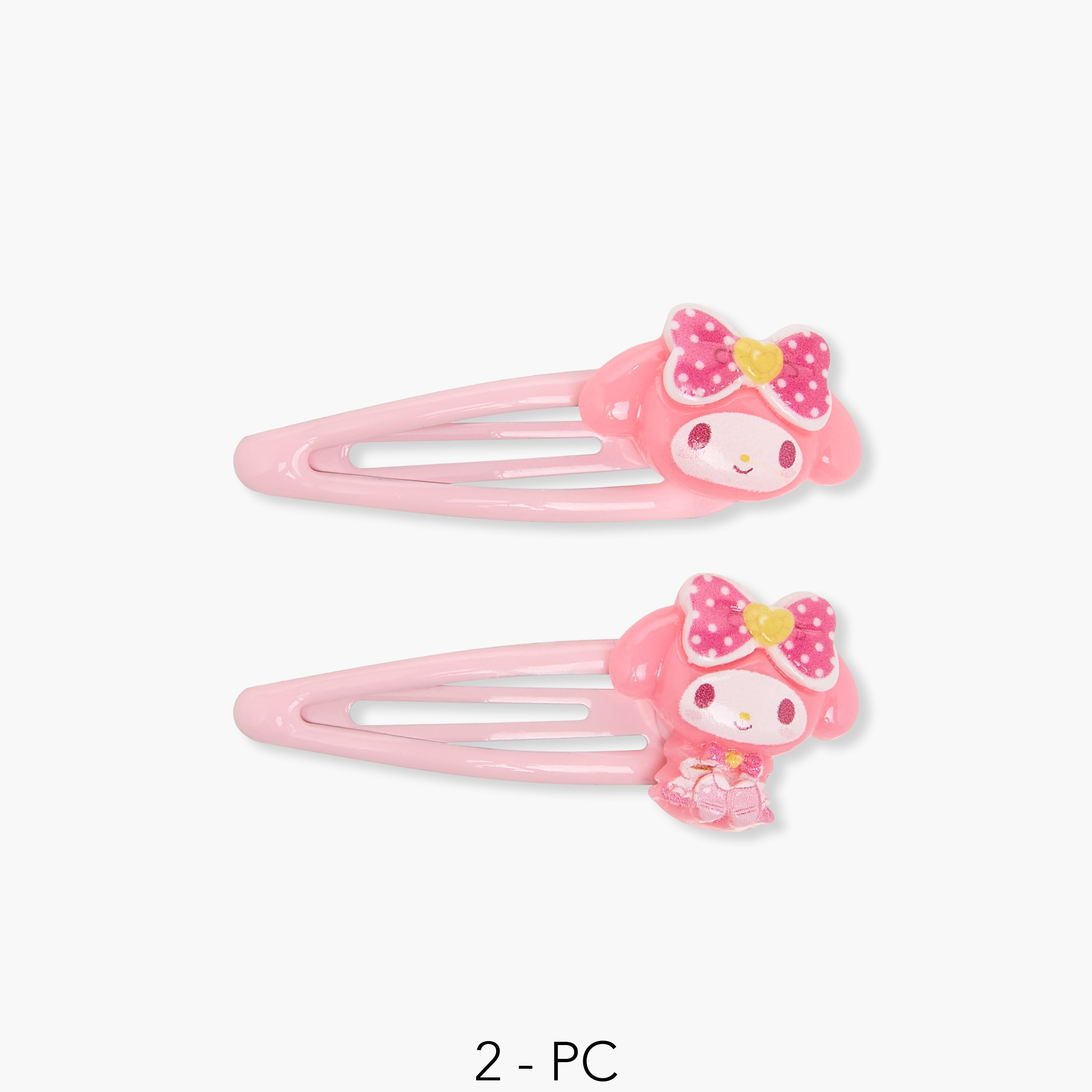 Pack of 2 My Melody Hair Clips with Embellishment-girls-accessories-hairaccessories-image-1