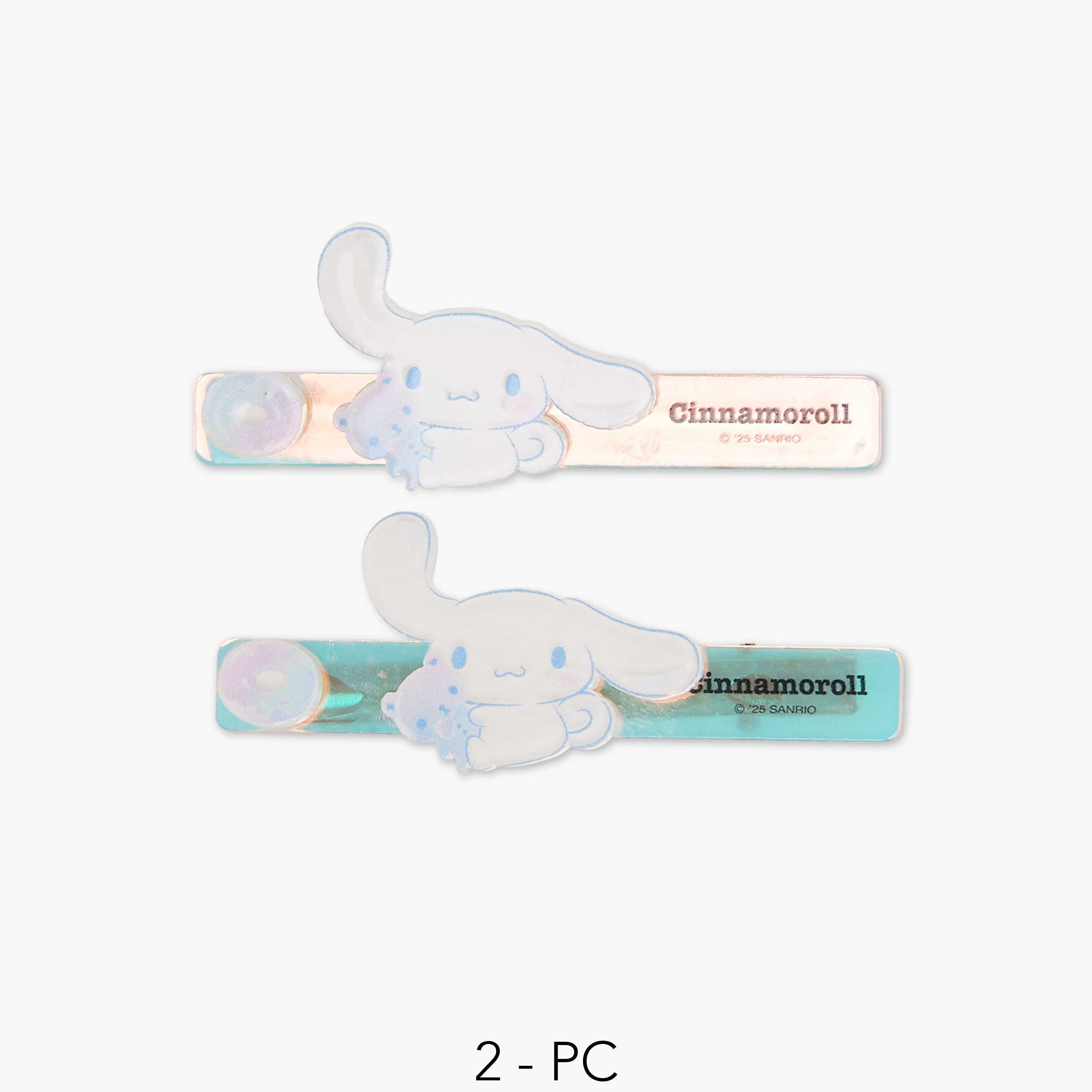Pack of 2 Sanrio Hair Clips with Cinnamoroll Accent-girls-accessories-hairaccessories-image-1