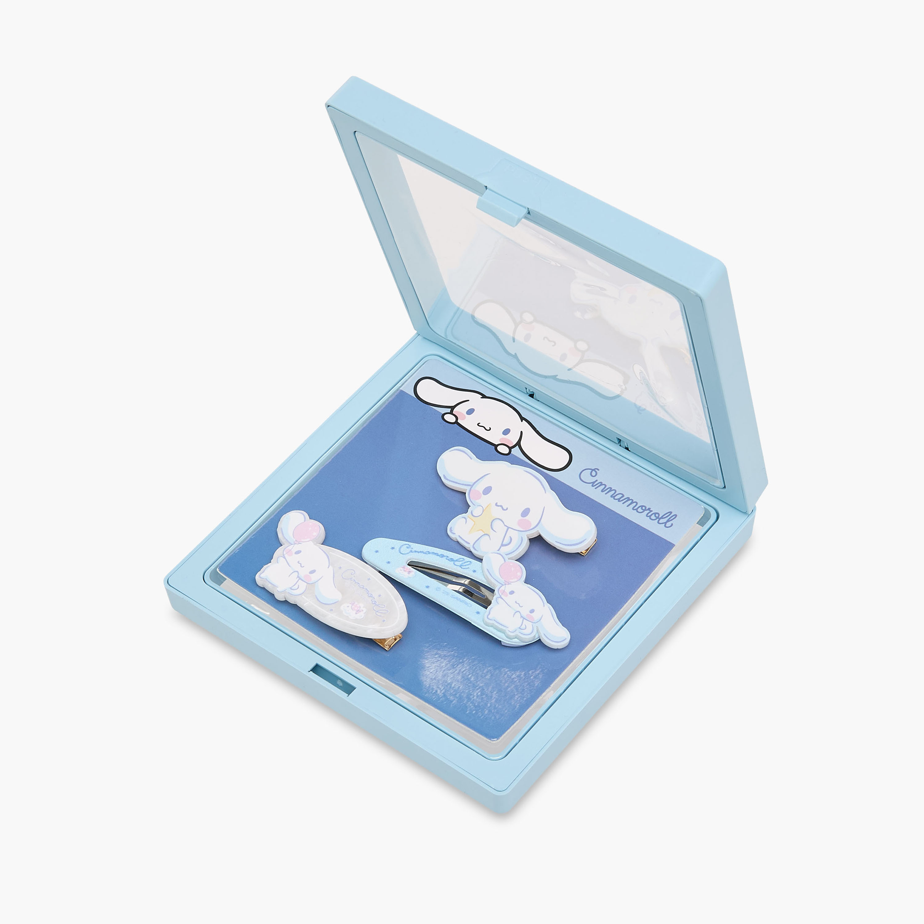 Pack of 3 Sanrio Hair Clips with Cinnamoroll Accent-girls-accessories-hairaccessories-image-1