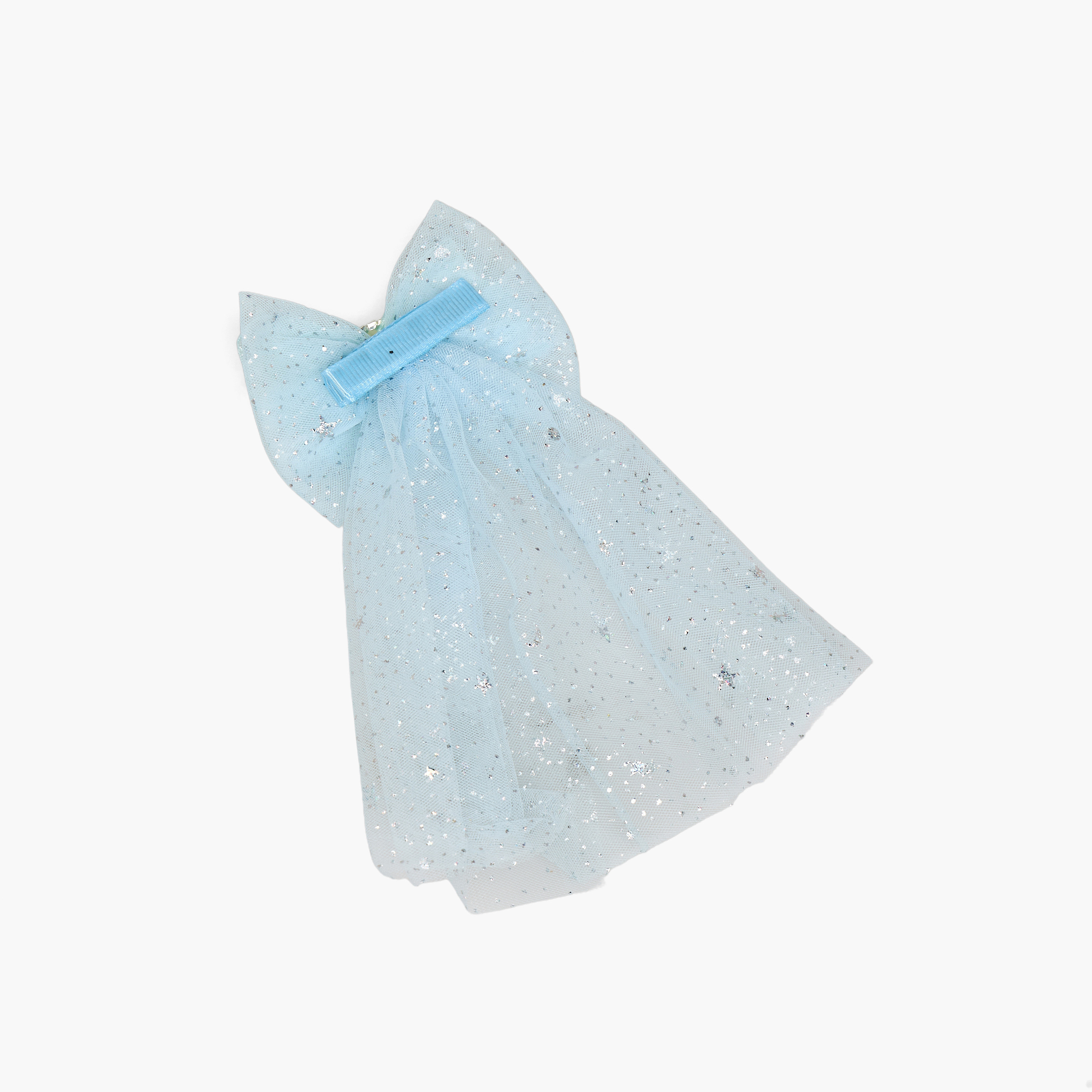 Sanrio Bow Hair Clip with Cinnamoroll and Glitter Design-girls-accessories-hairaccessories-image-3