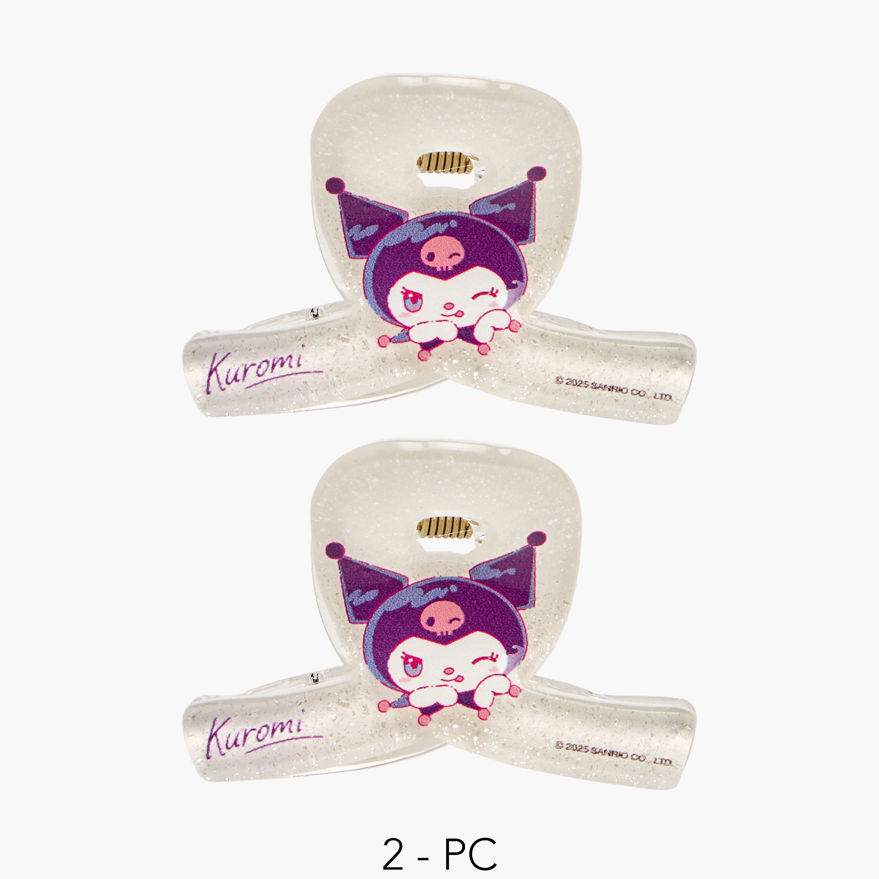 Pack of 2 Kuromi Hair Claw with Print-girls-accessories-hairaccessories-image-1