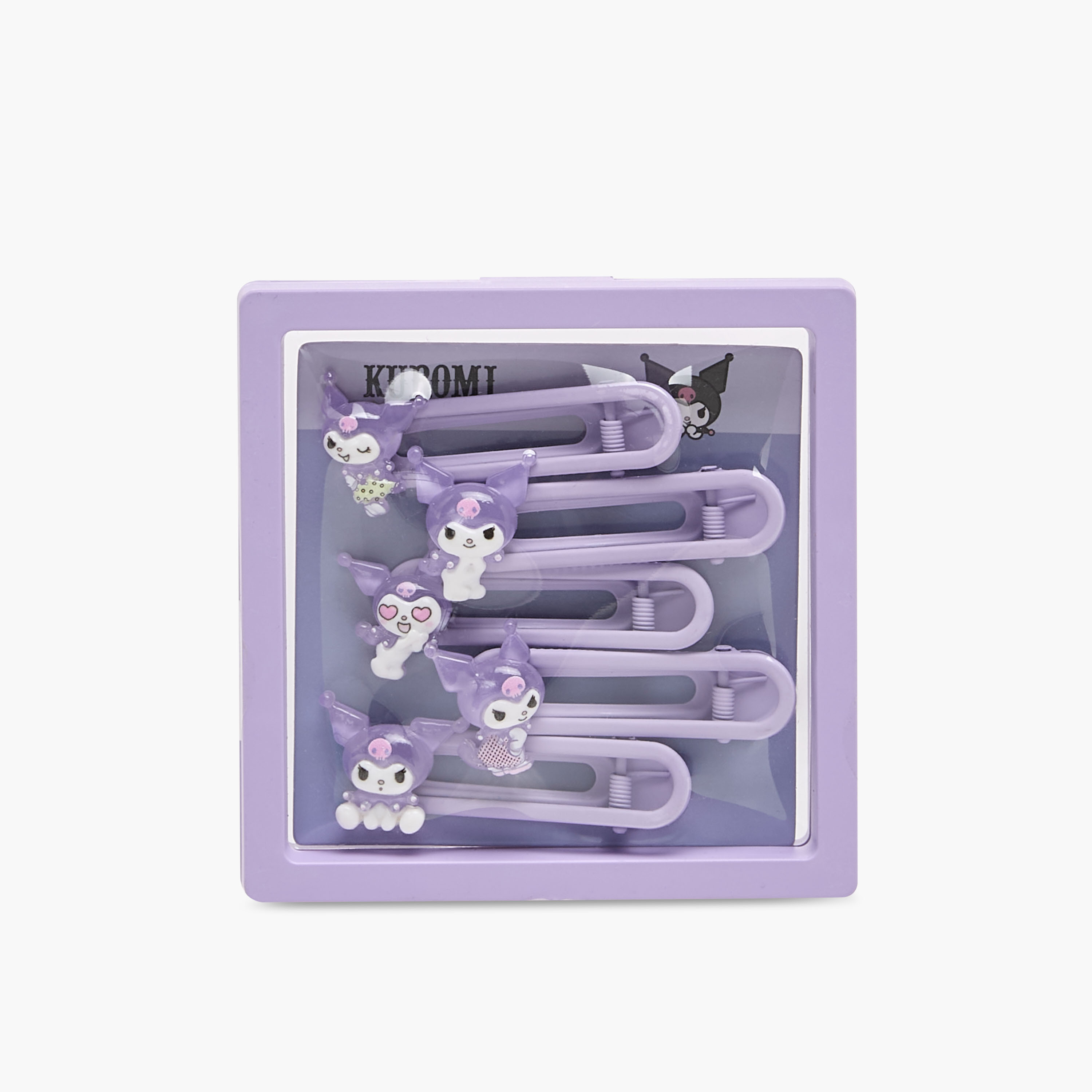 Pack of 5 Kuromi Hair Clips with Embellishment-girls-accessories-hairaccessories-image-7