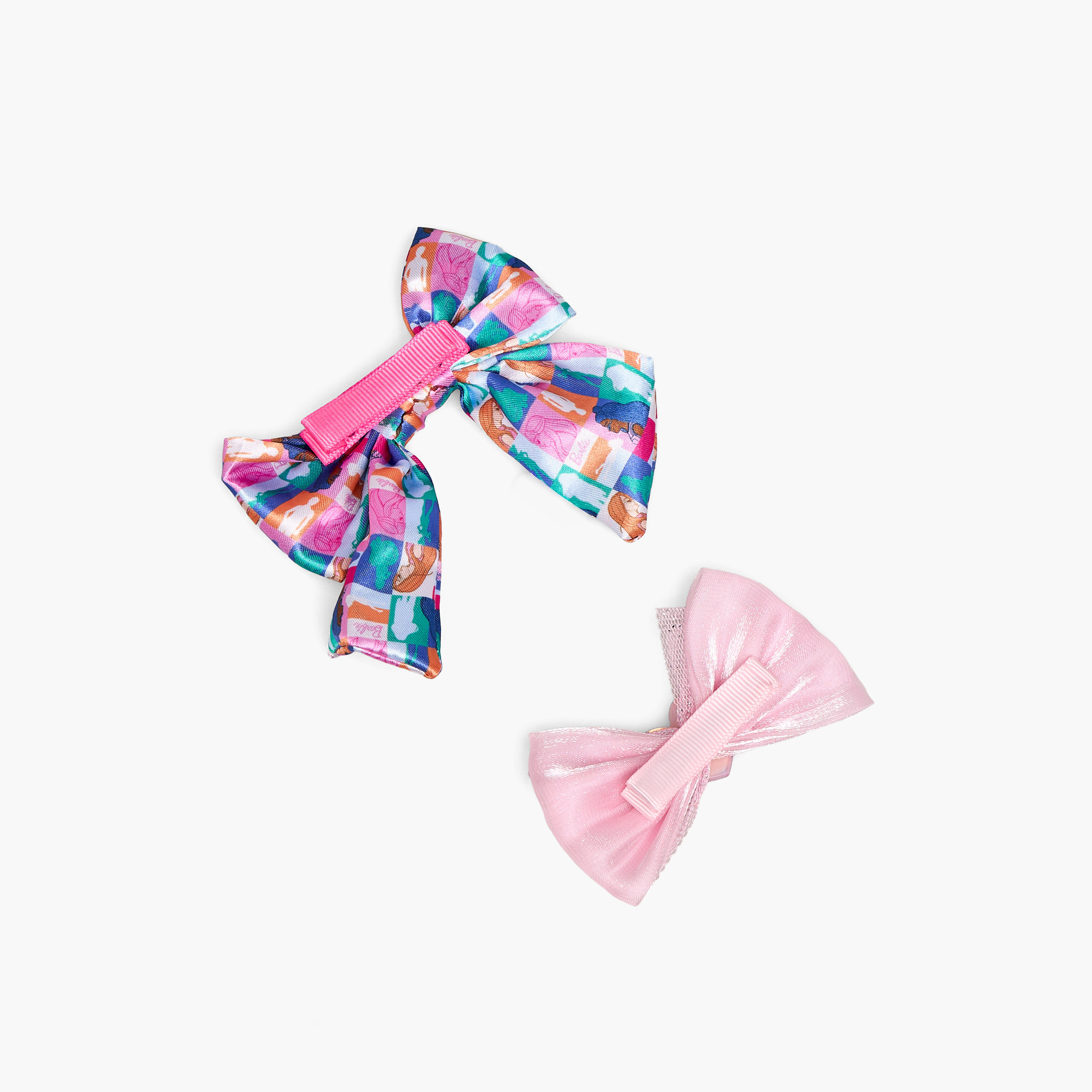 Set of 2 Barbie Hair Clip with Bow Accent-girls-accessories-hairaccessories-image-3