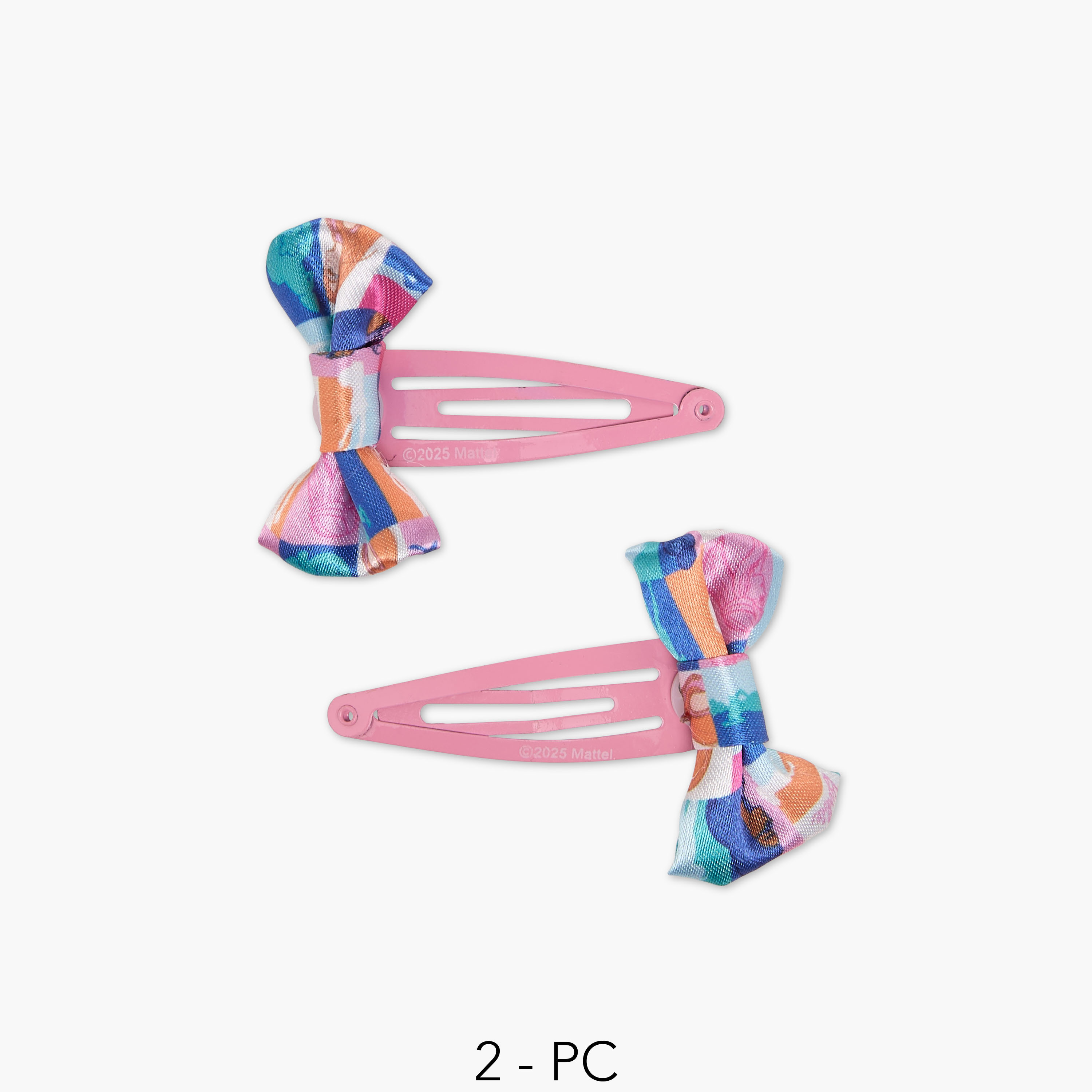 Pack of 2 Barbie Hair Clips with Bow Accent-girls-accessories-hairaccessories-image-1