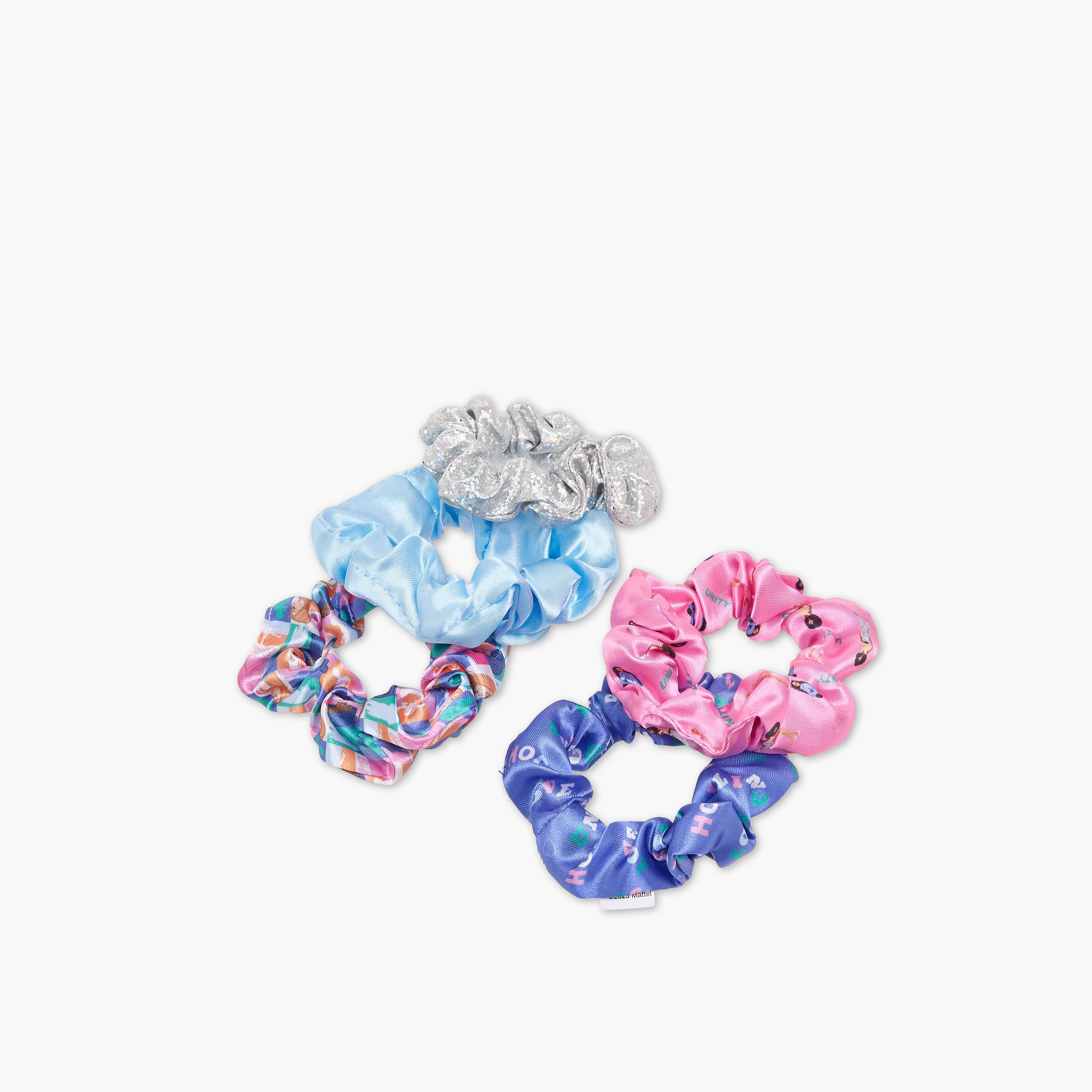 Set of 6 Barbie Scrunchie with Hair Clip-girls-accessories-hairaccessories-image-3