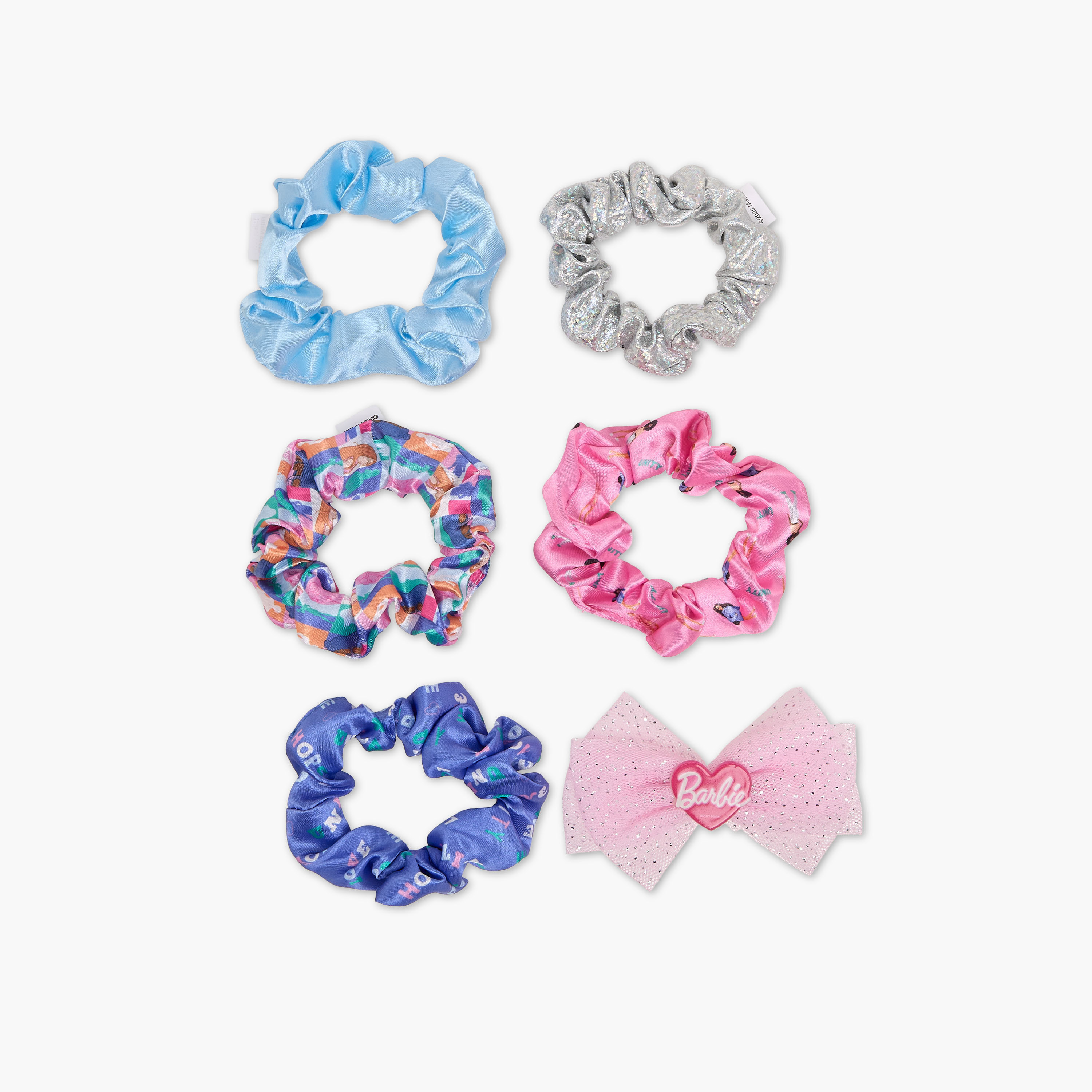 Set of 6 Barbie Scrunchie with Hair Clip-girls-accessories-hairaccessories-image-4