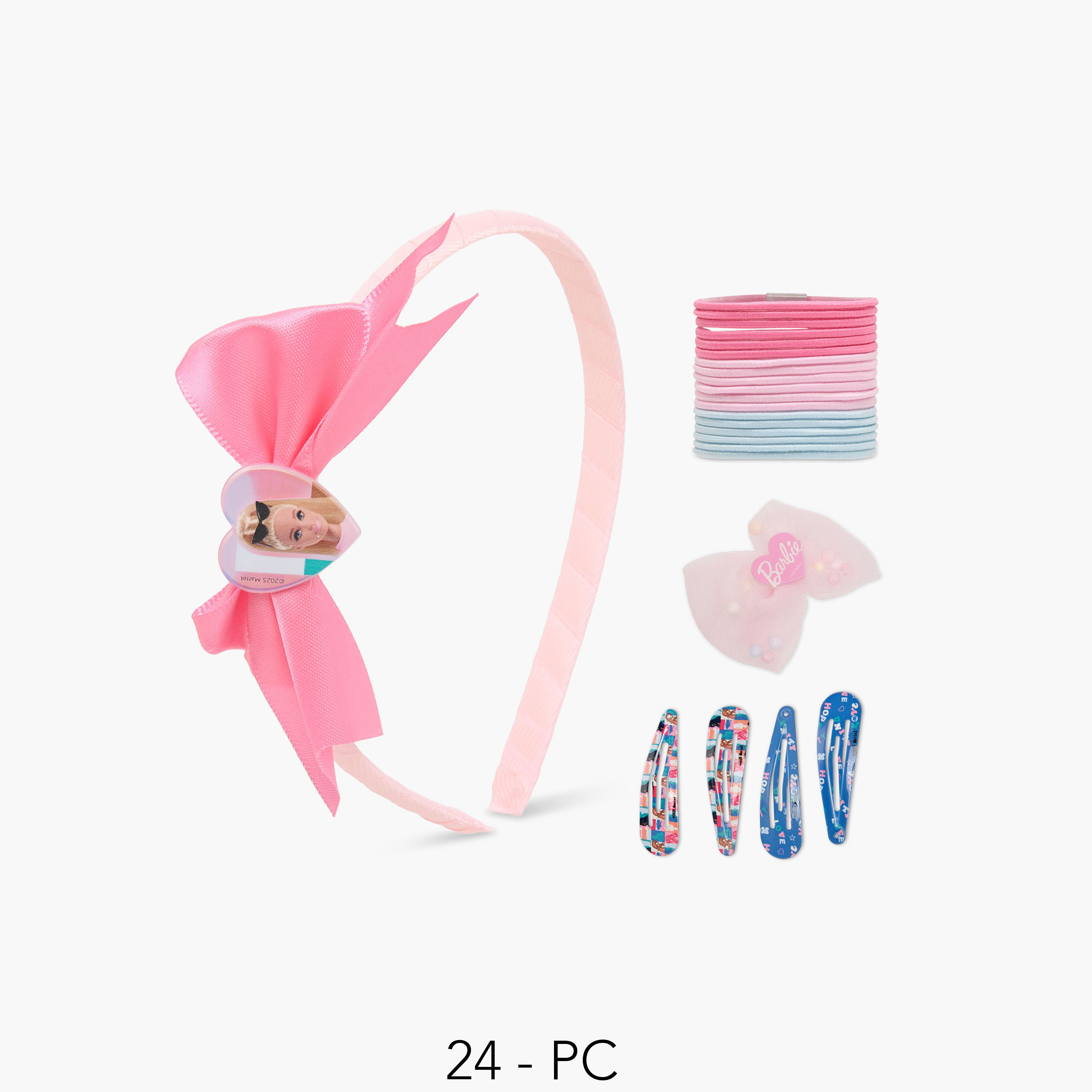 Set of 24 Barbie Hair Accessory with Print-girls-accessories-hairaccessories-image-1