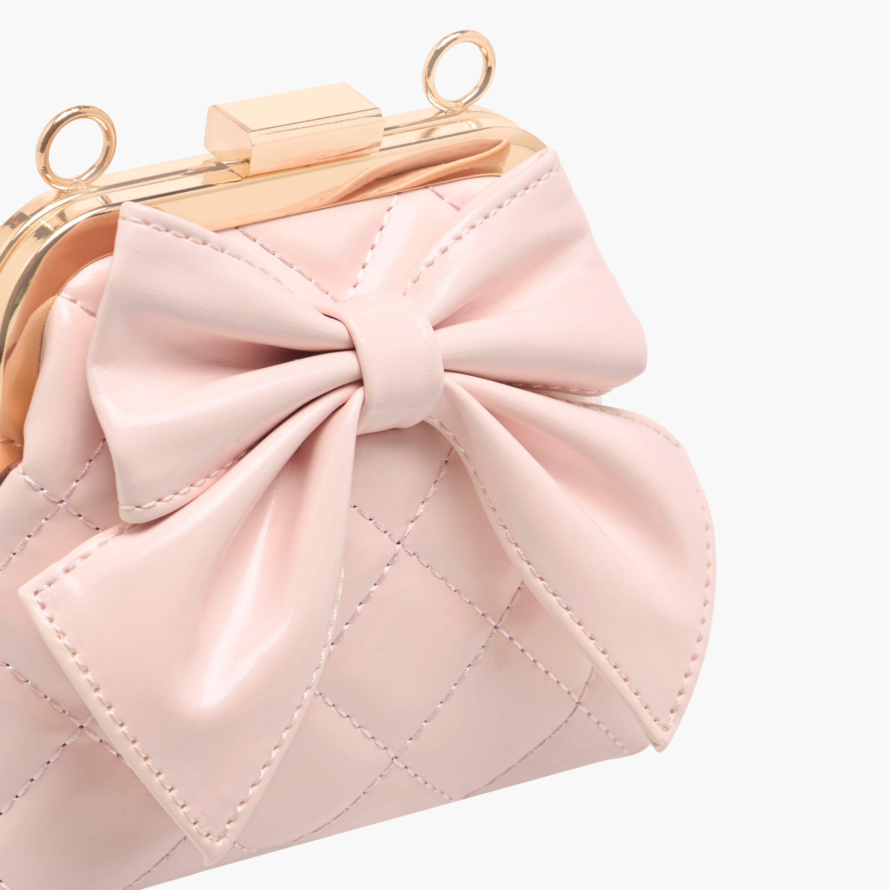 Charmz Girls Crossbody Bag with Bow Accent - Polyurethane-girls-accessories-bags-image-4