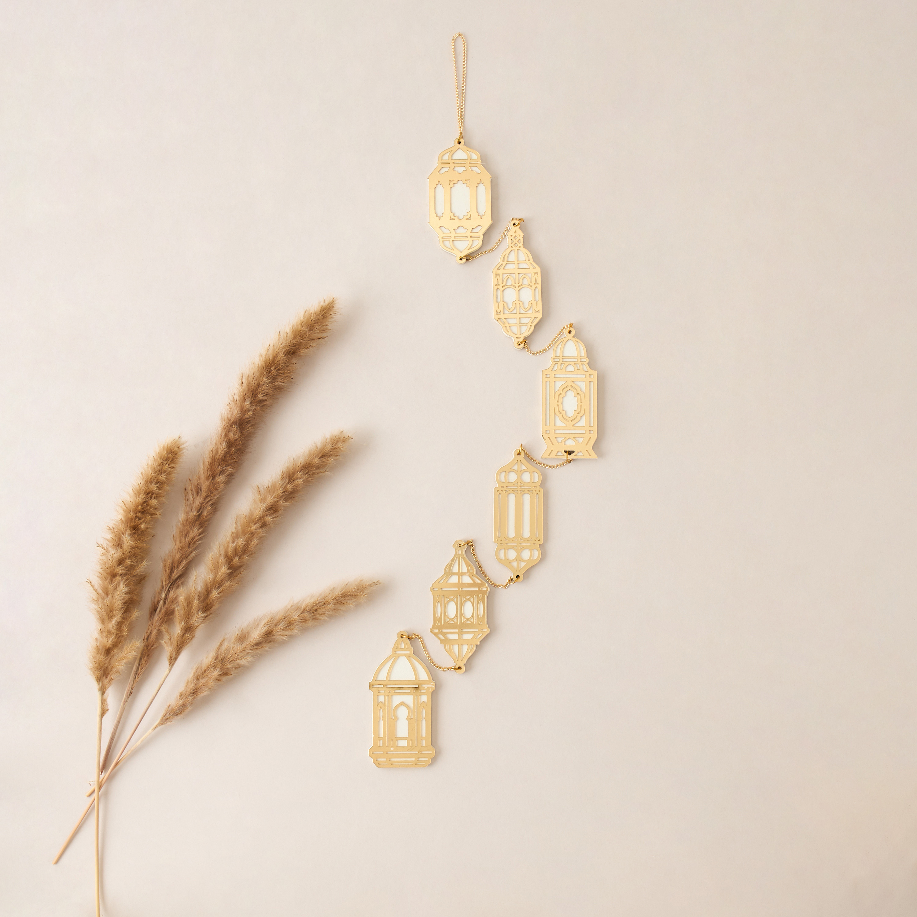 Decorative Lantern Wall Accent - 5x16 cms-household-decor-decorativeobjectsandsculptures-image-1