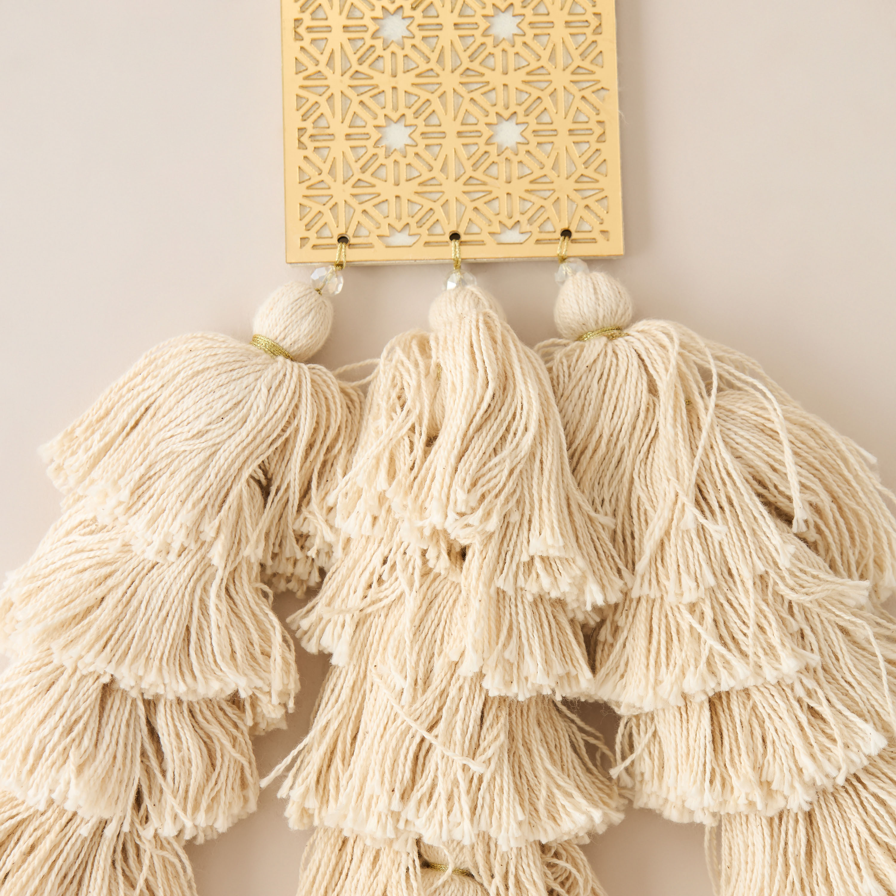 Lasercut Tassel Wall Hanging - 8x9 cms-household-decor-decorativeobjectsandsculptures-image-4