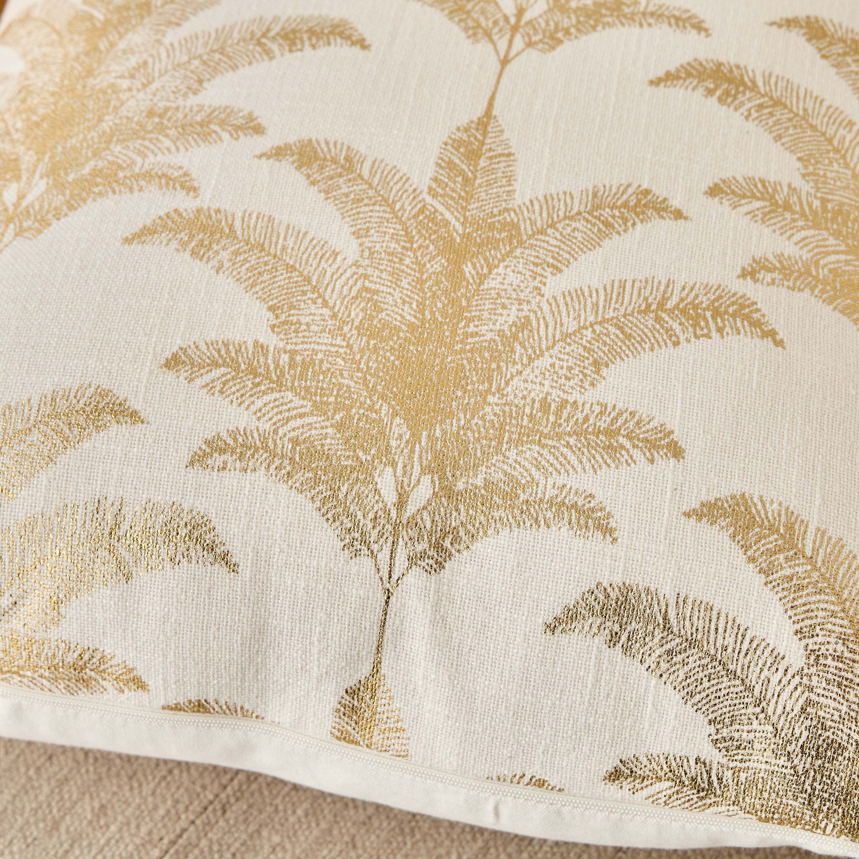 Palm Tree Print 2-Piece Filled Cushion Set - 45x45 cms-household-cushionsandthrows-filledcushions-decorativecushions-image-3